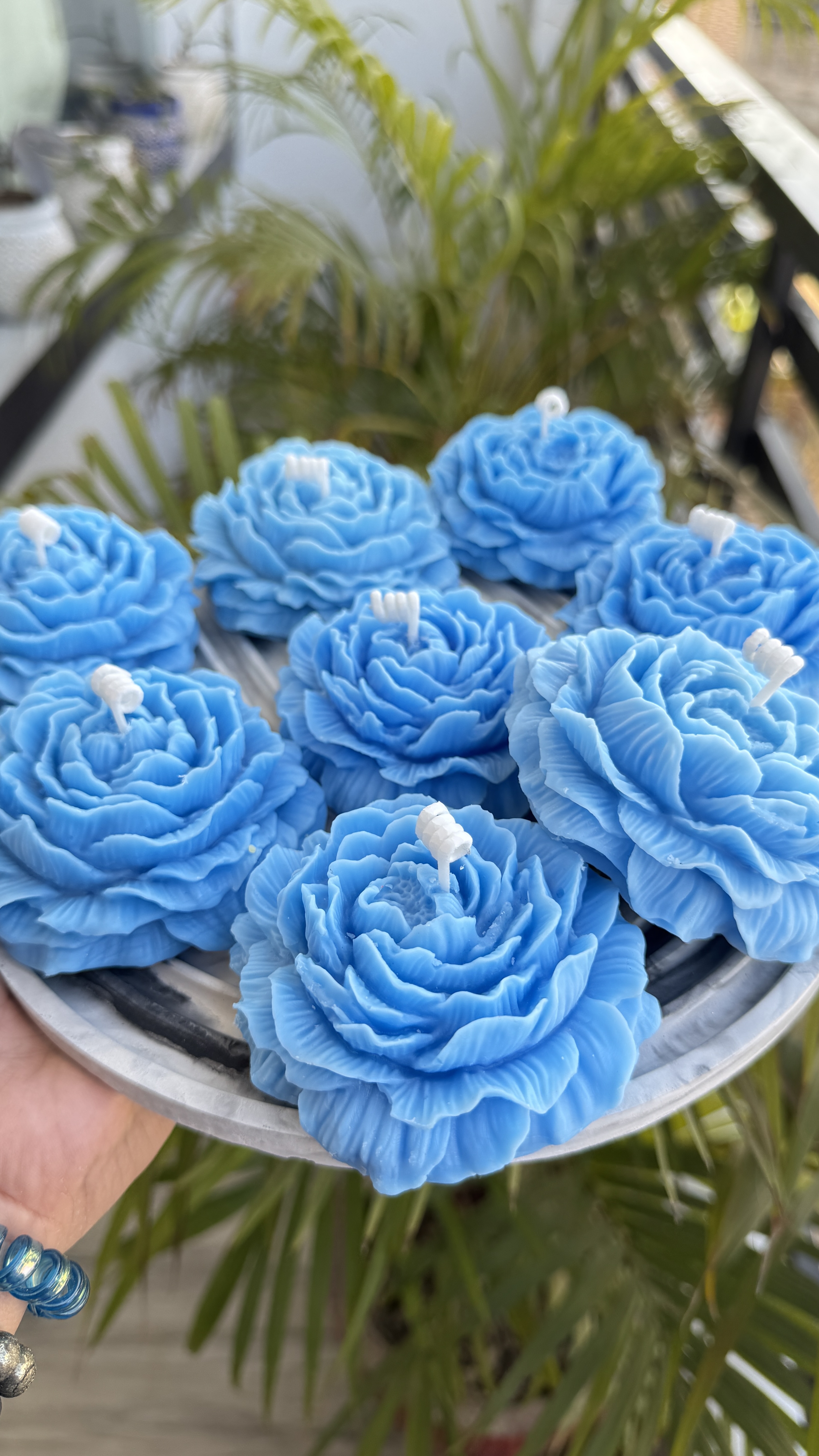 Peony Flower Scented Candle