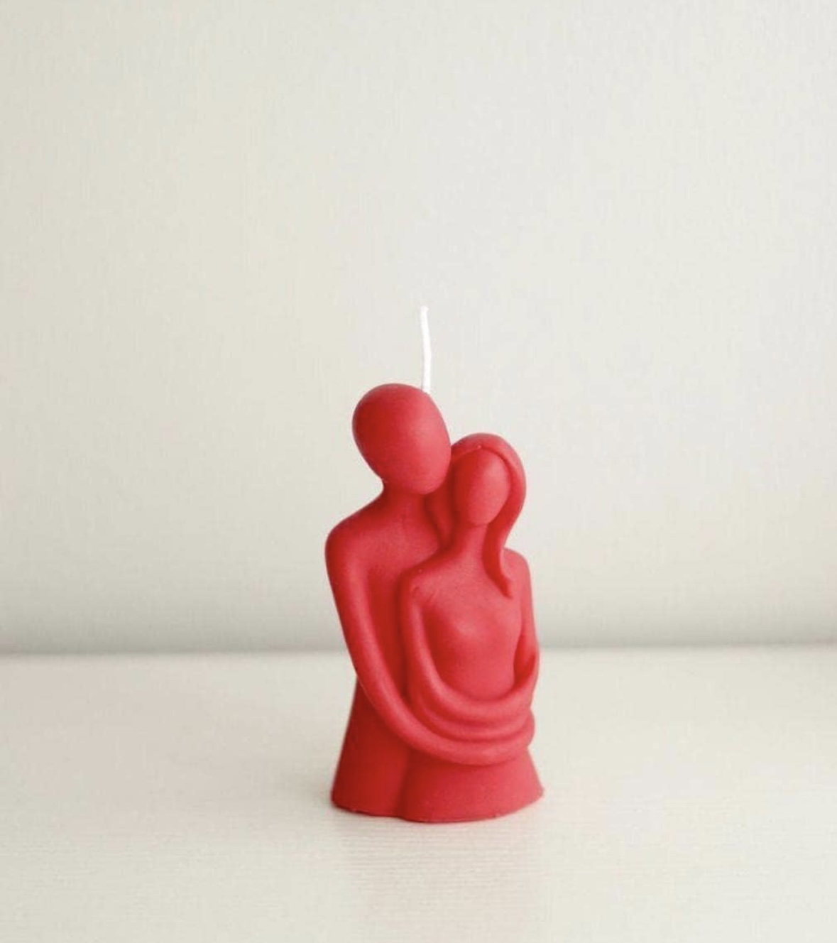 Romantic Couple Sculpture Candle