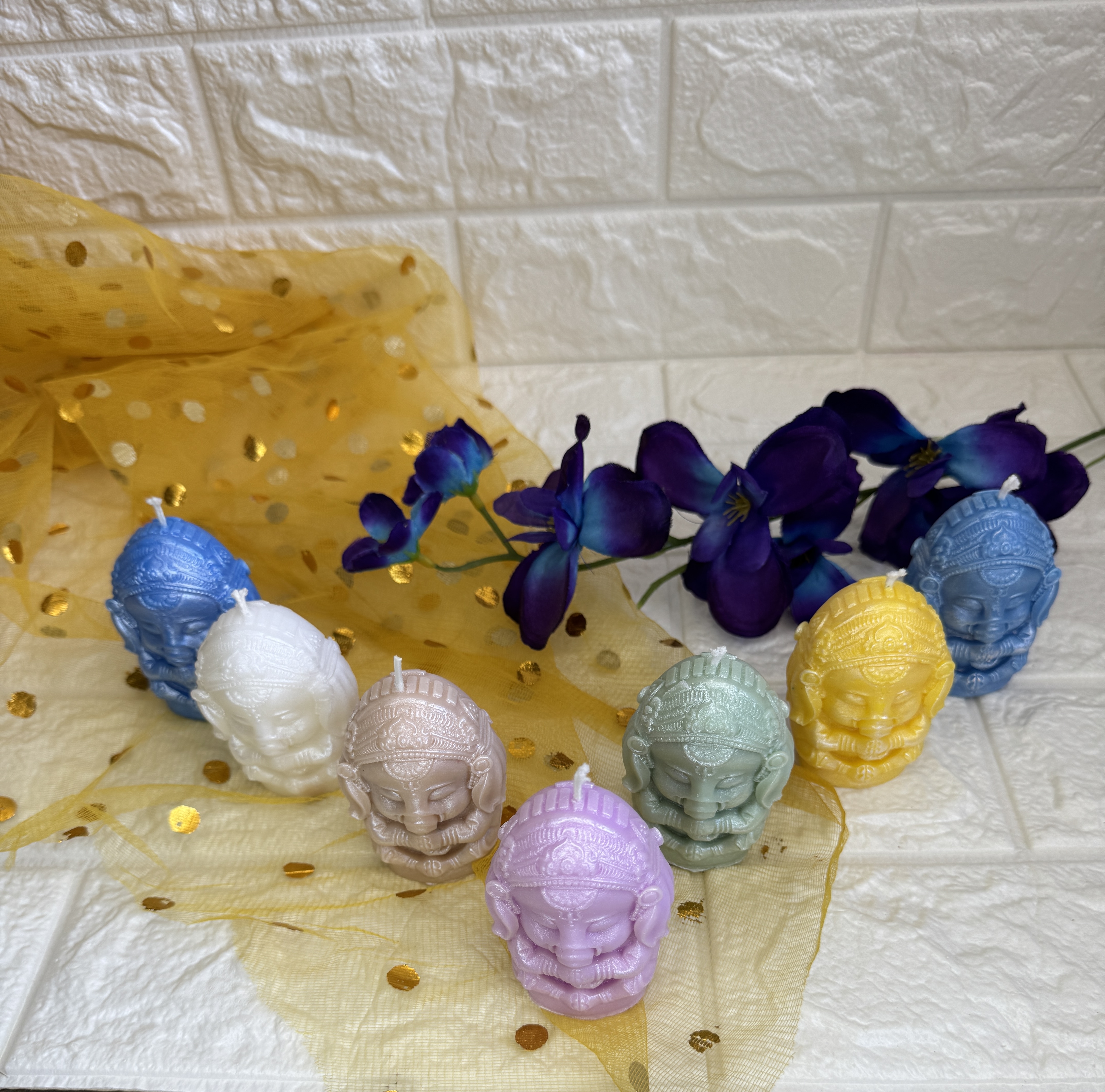 Ganesh Ji Candle – Handmade Decorative & Spiritual Candle