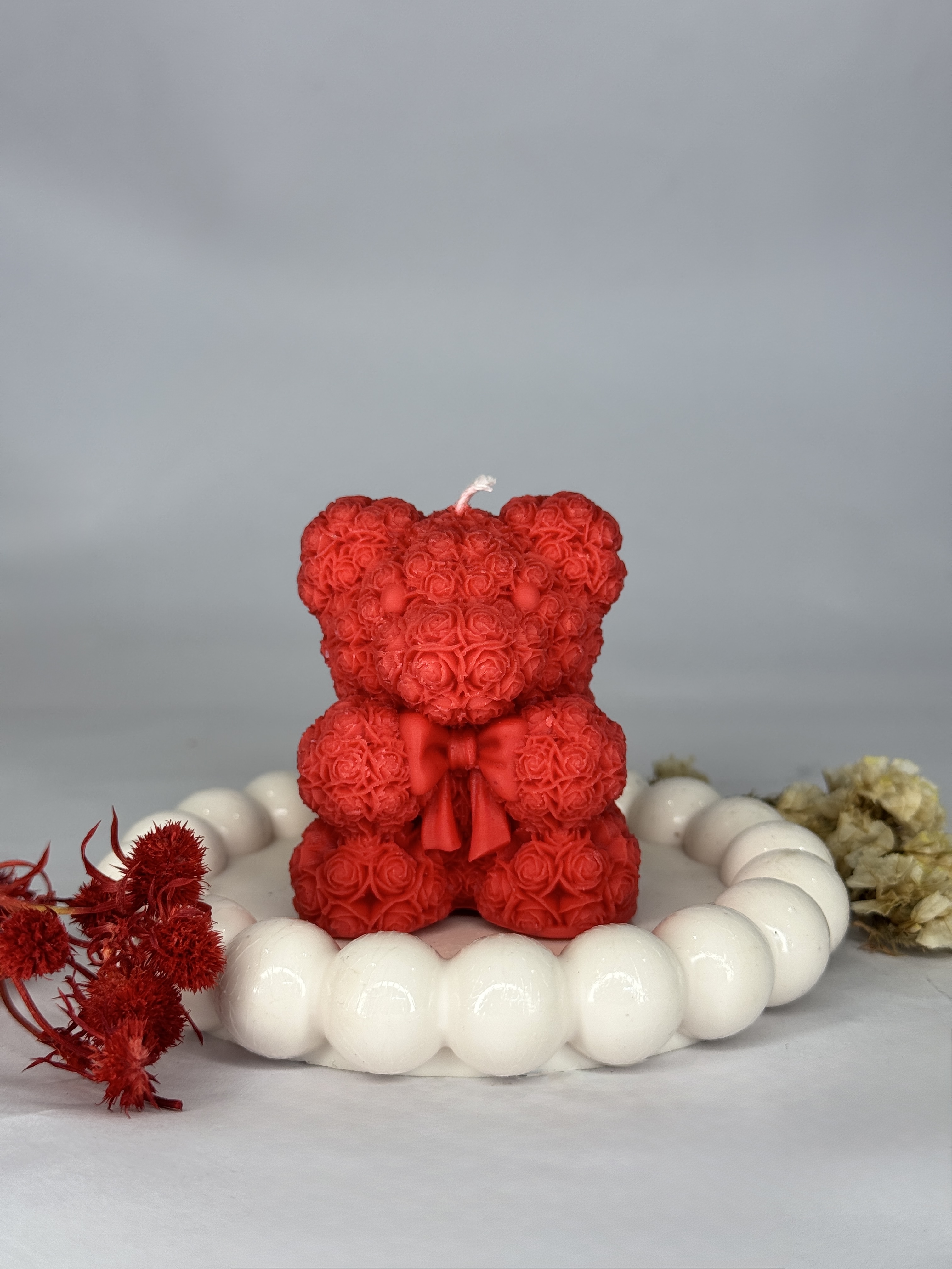 Teddy Bear Shaped Candle