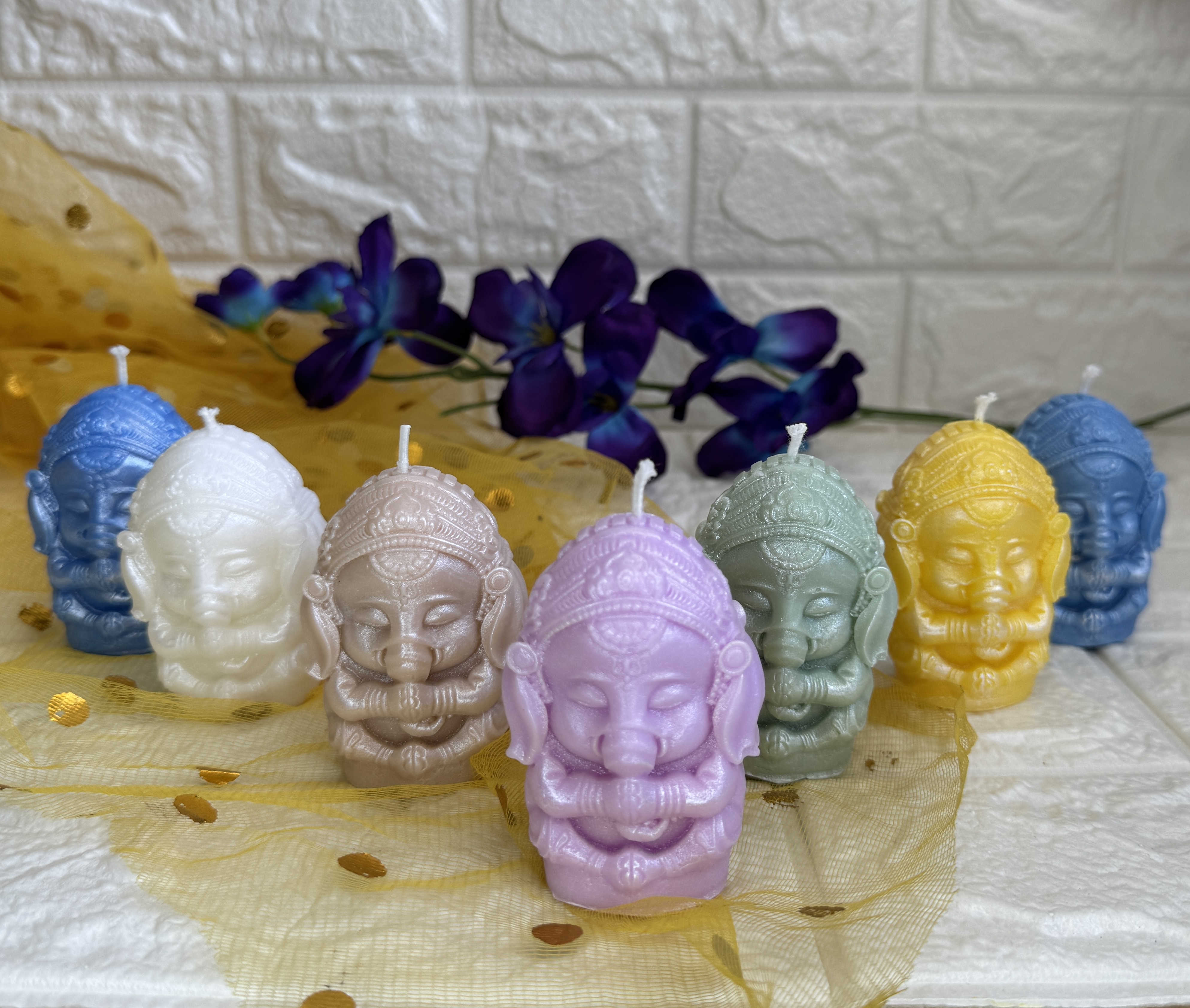 Ganesh Ji Candle – Handmade Decorative & Spiritual Candle