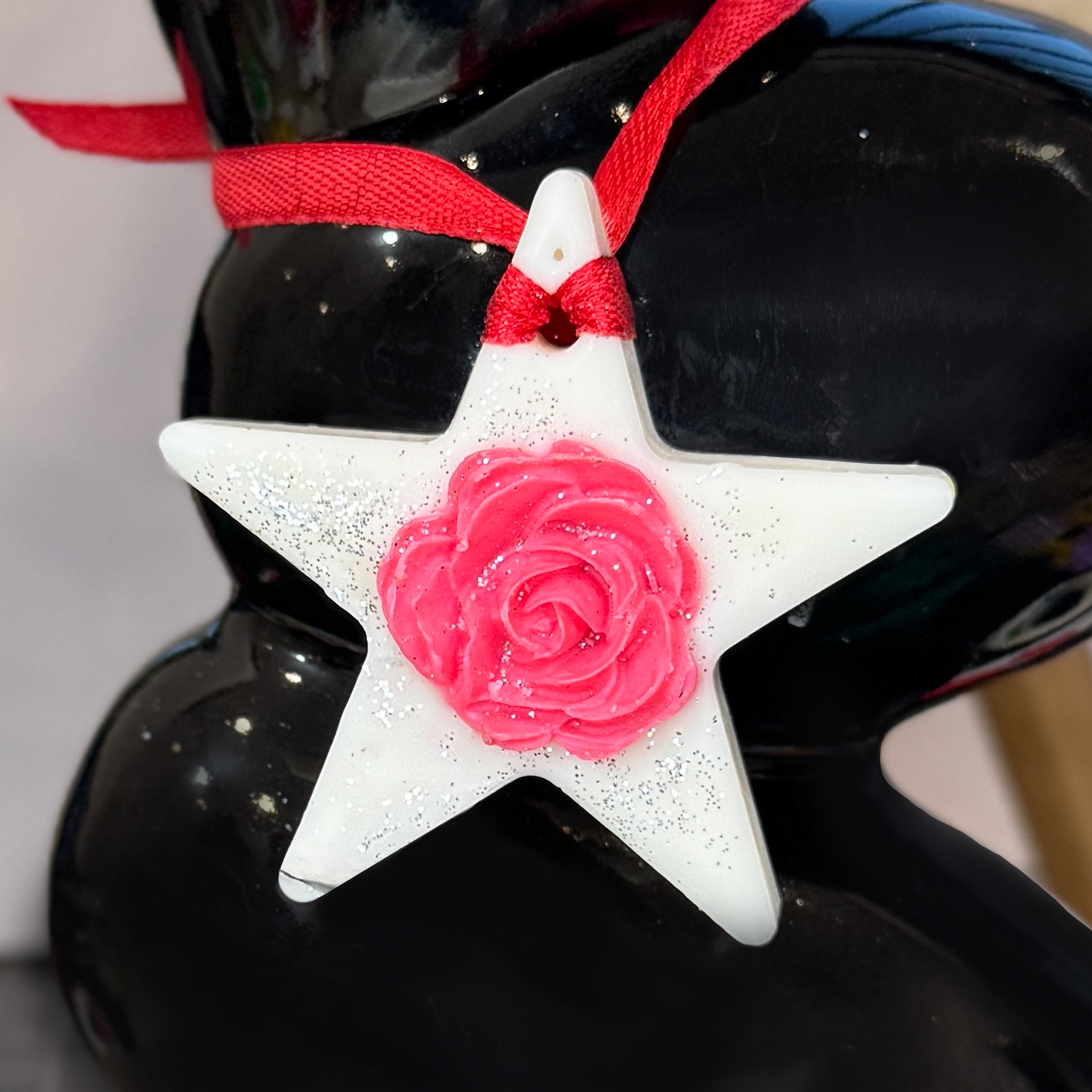Star-shaped Fragrance Sachet with rose 