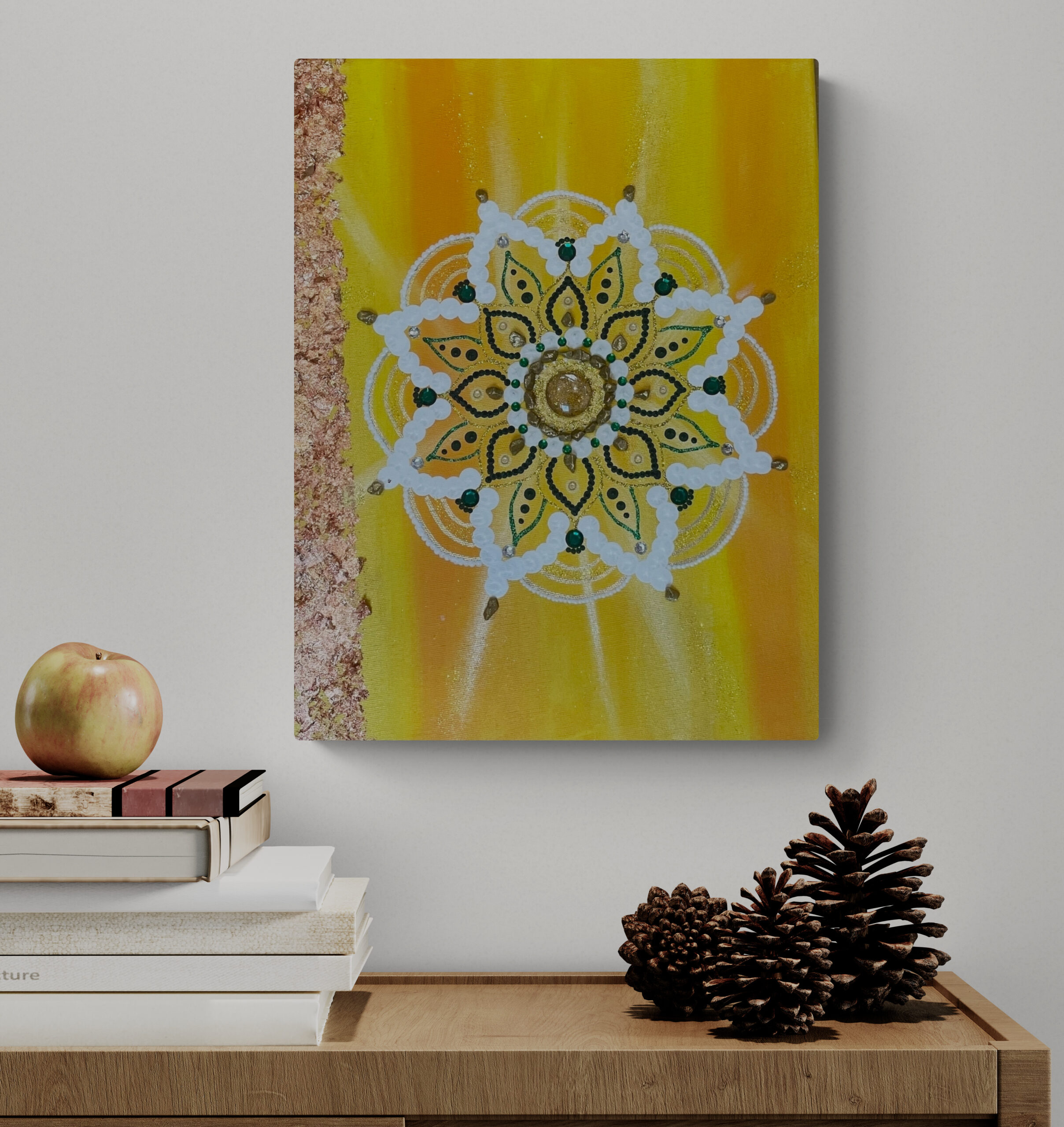 Mandala manjše platno