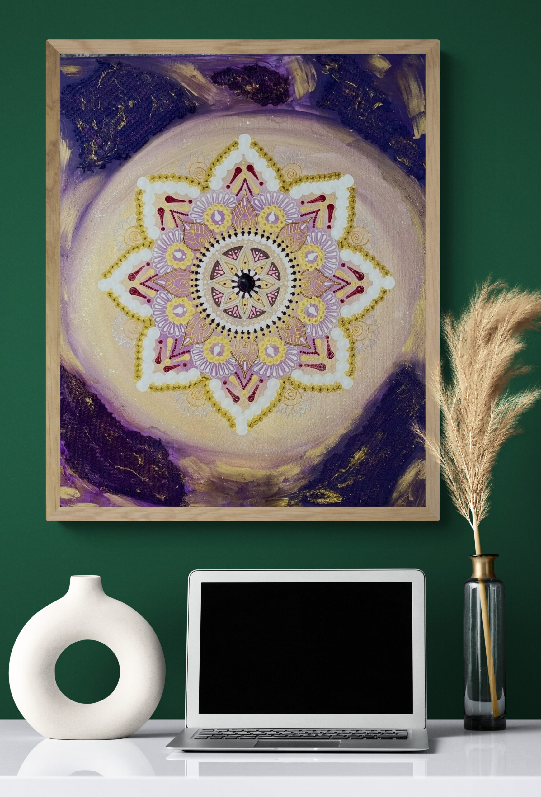 Mandala večje platno
