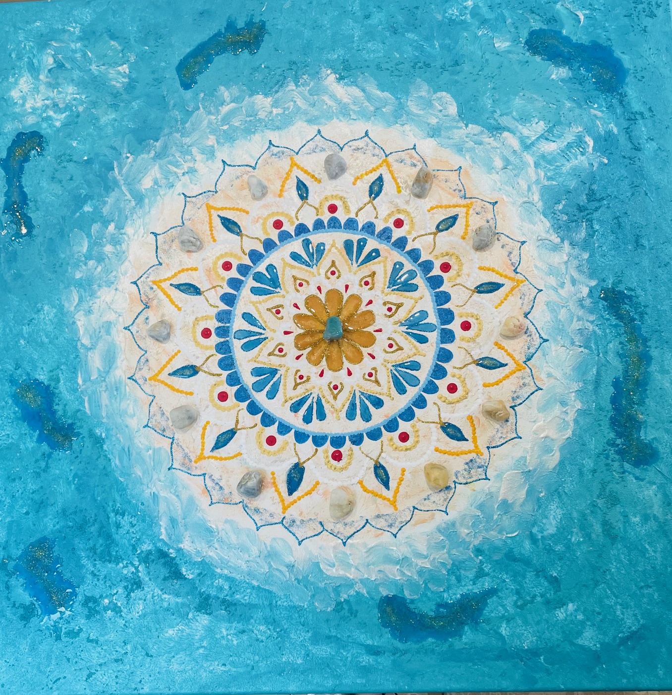 Mandala večje platno