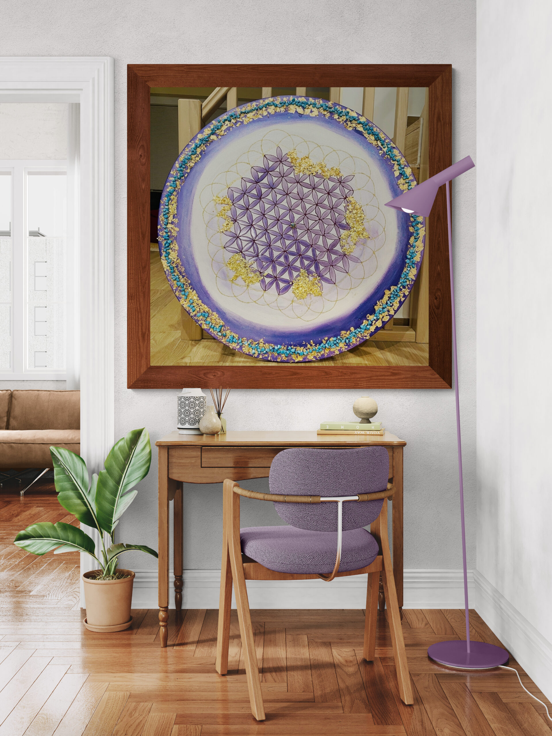Mandala večje platno