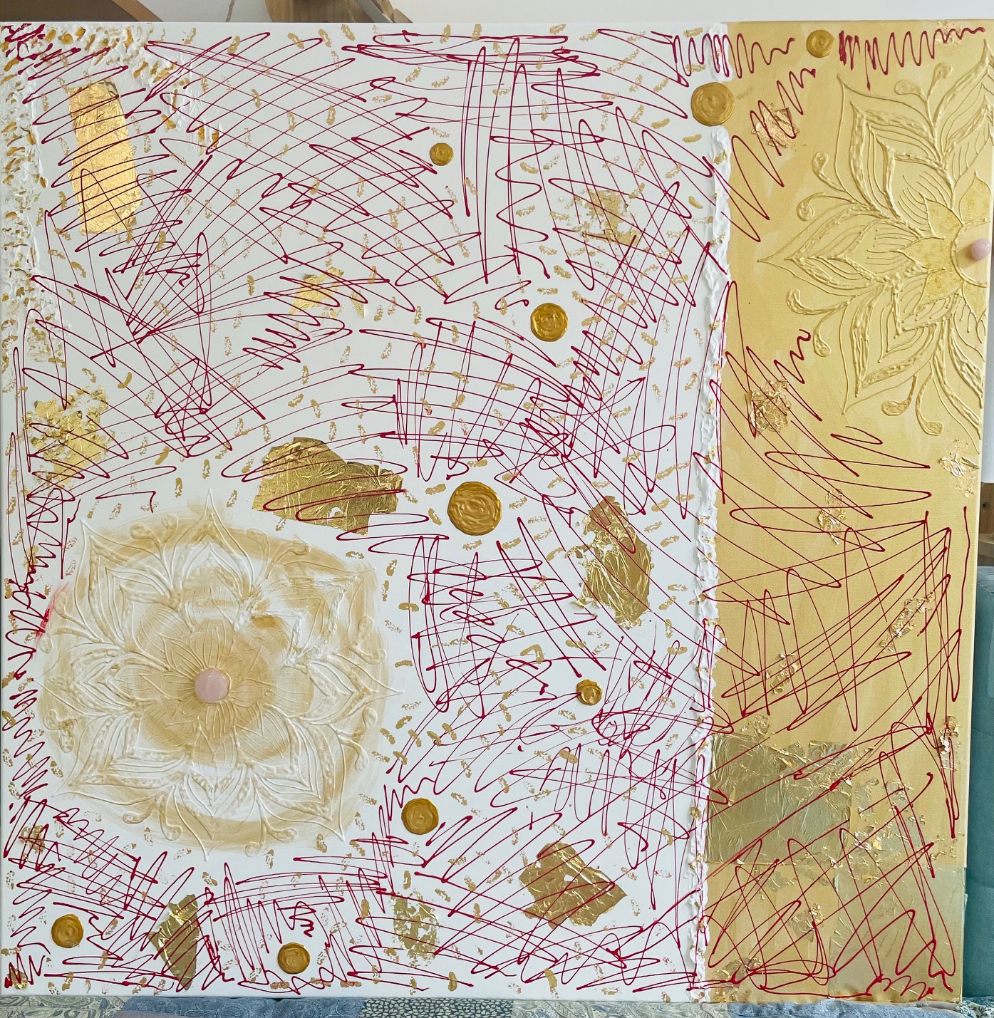 Mandala večje platno