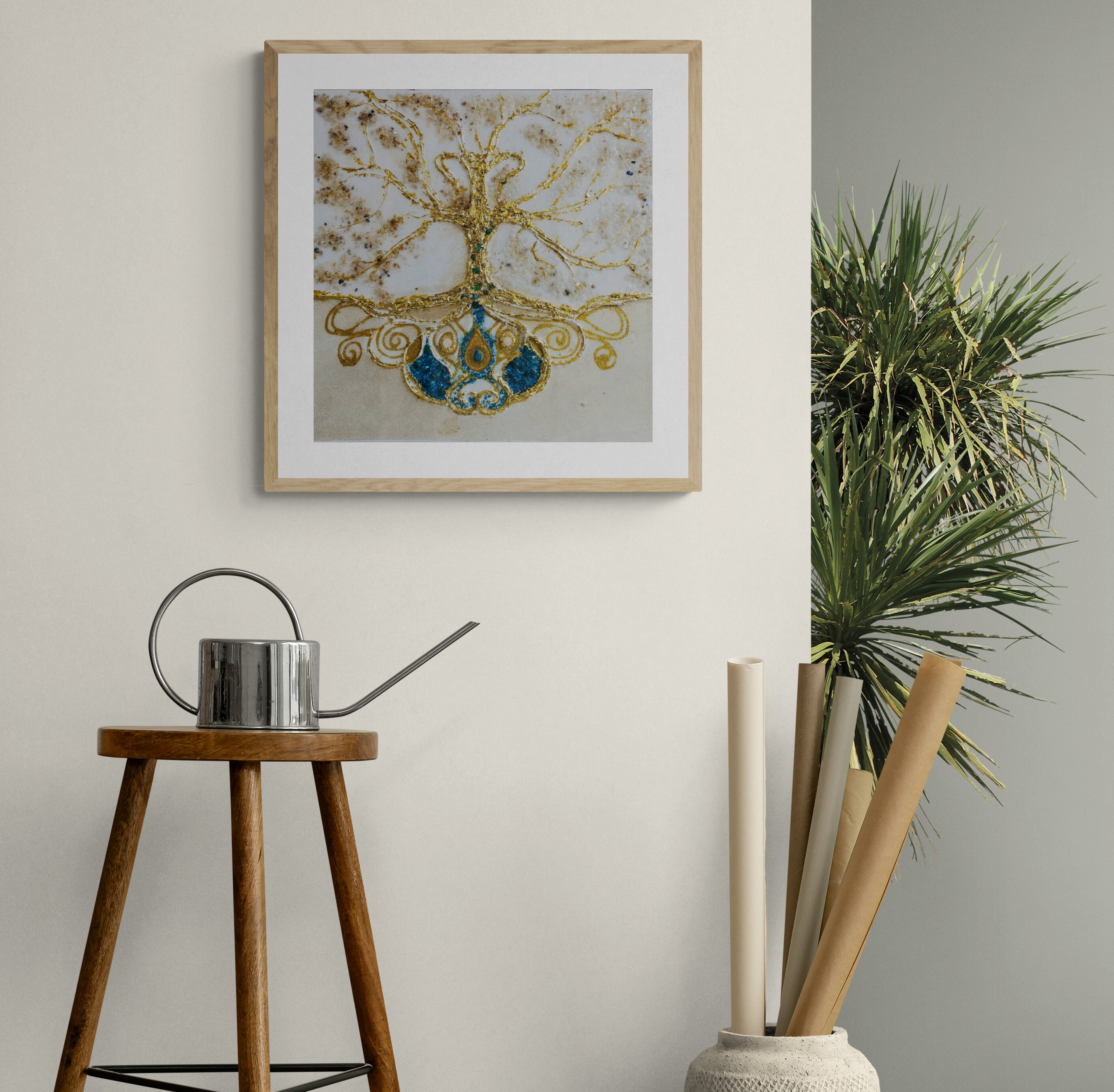 Mandala večje platno
