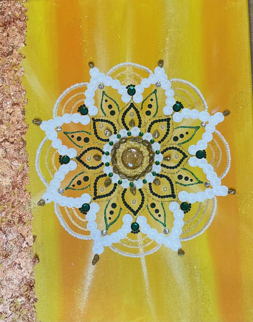 Mandala manjše platno