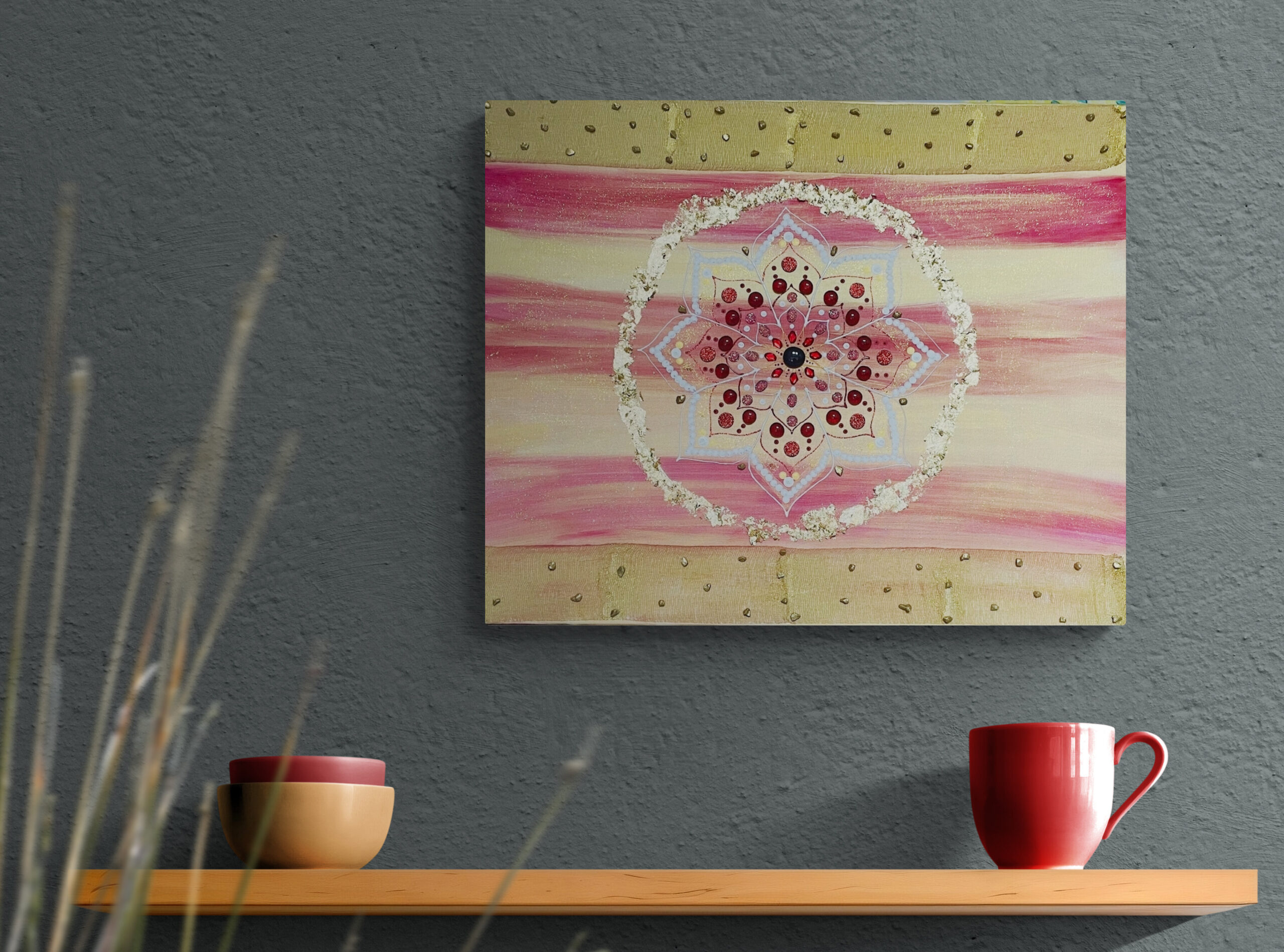 Mandala večje platno