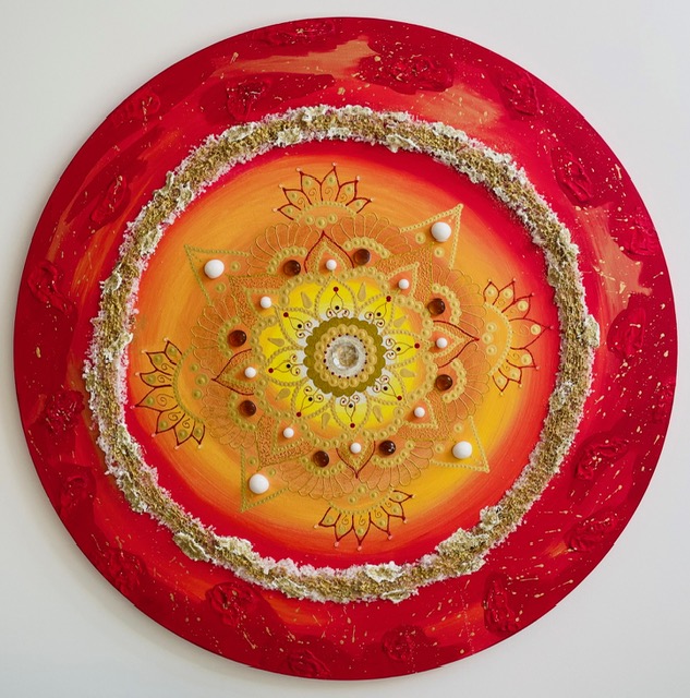 Mandala večje platno