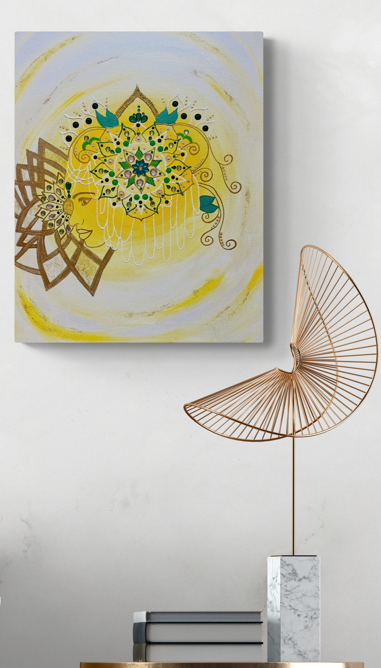 Mandala večje platno