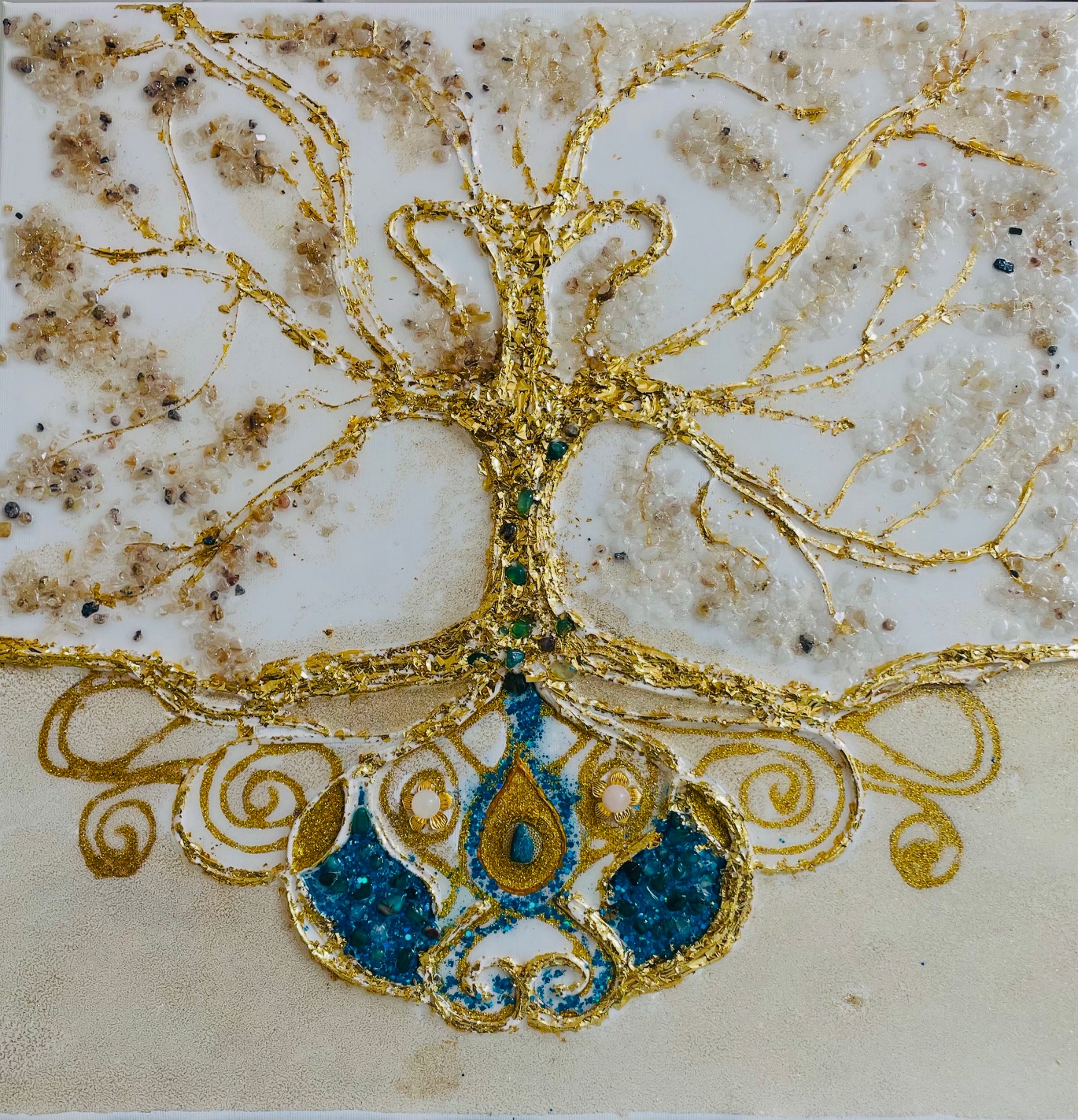Mandala večje platno