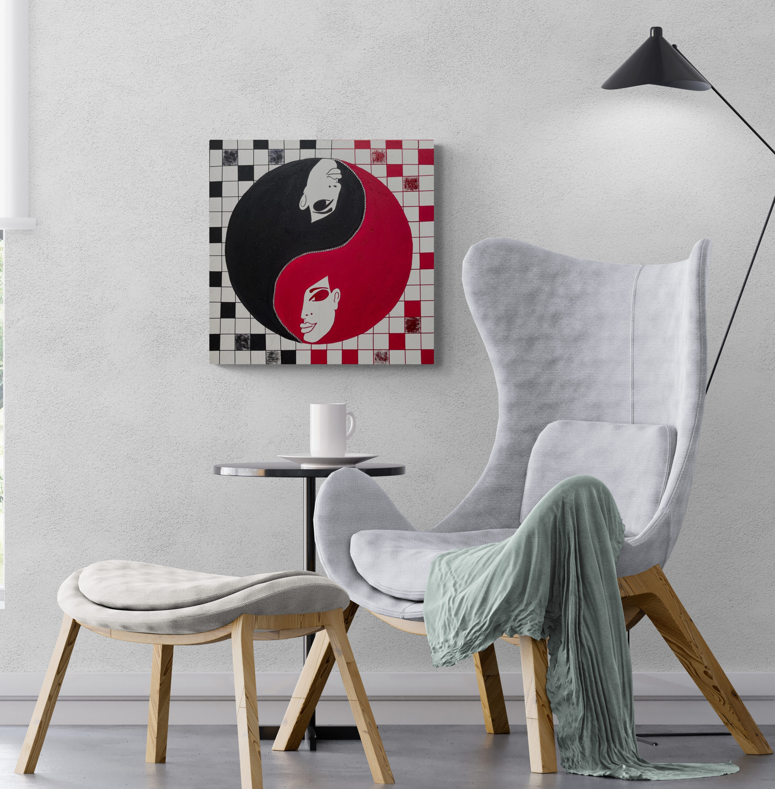 Mandala večje platno