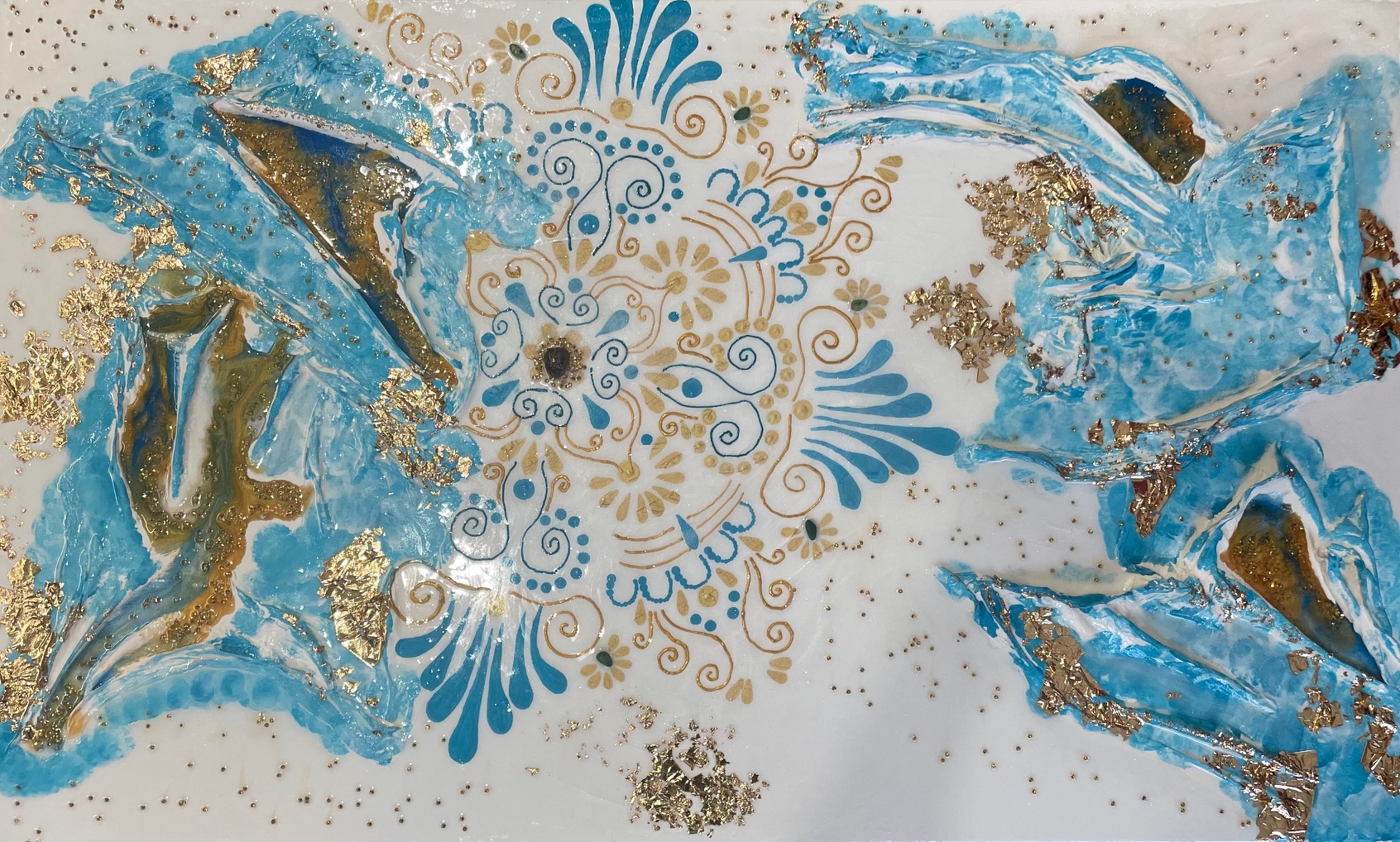 Mandala večje platno