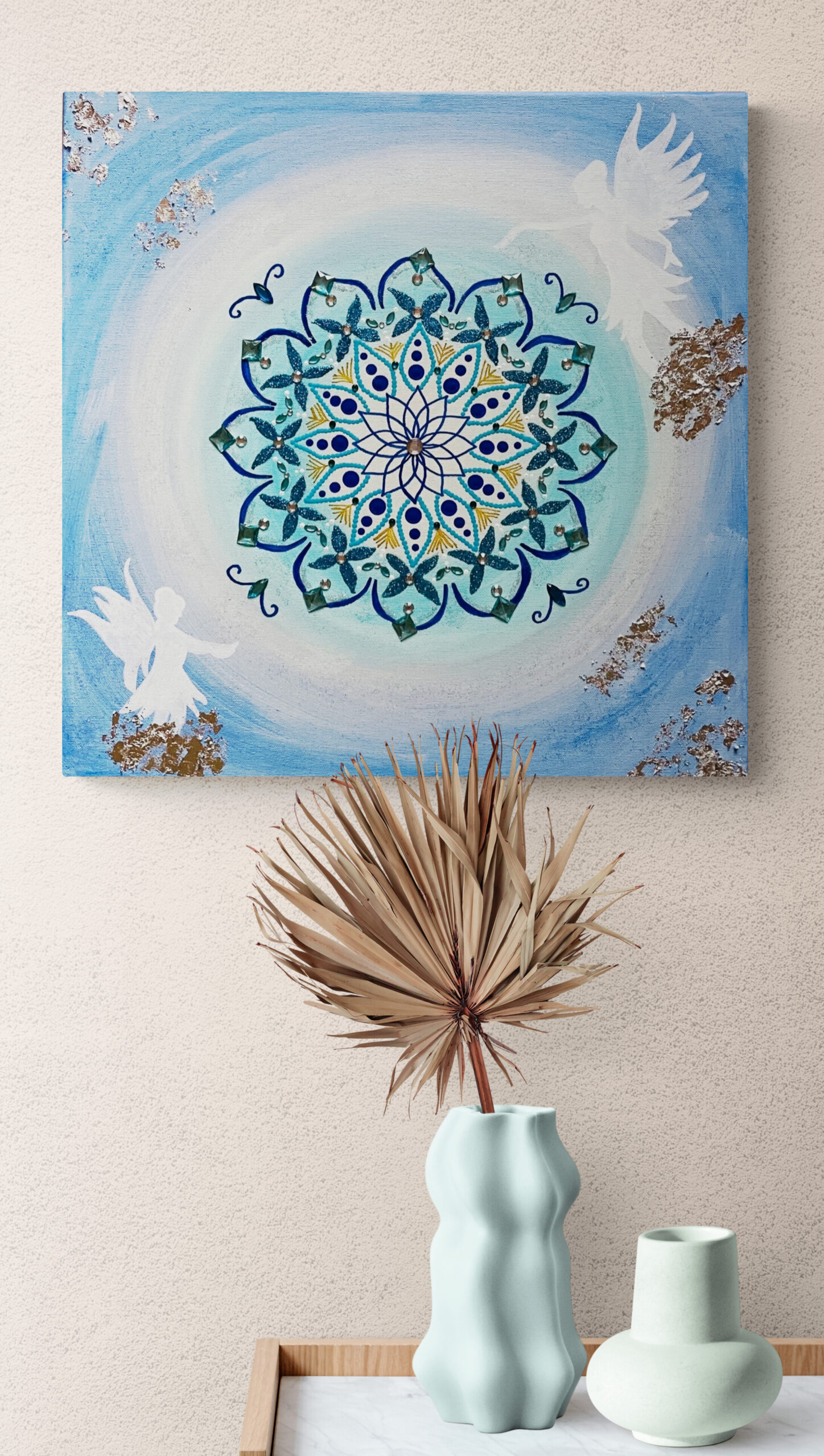 Mandala večje platno