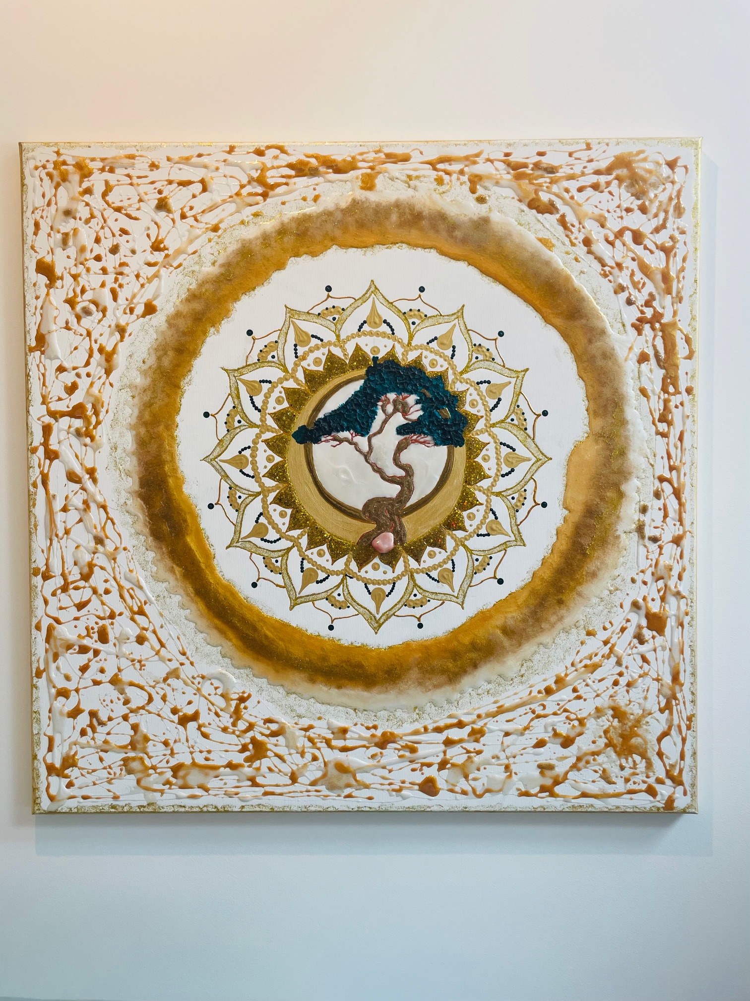 Mandala večje platno