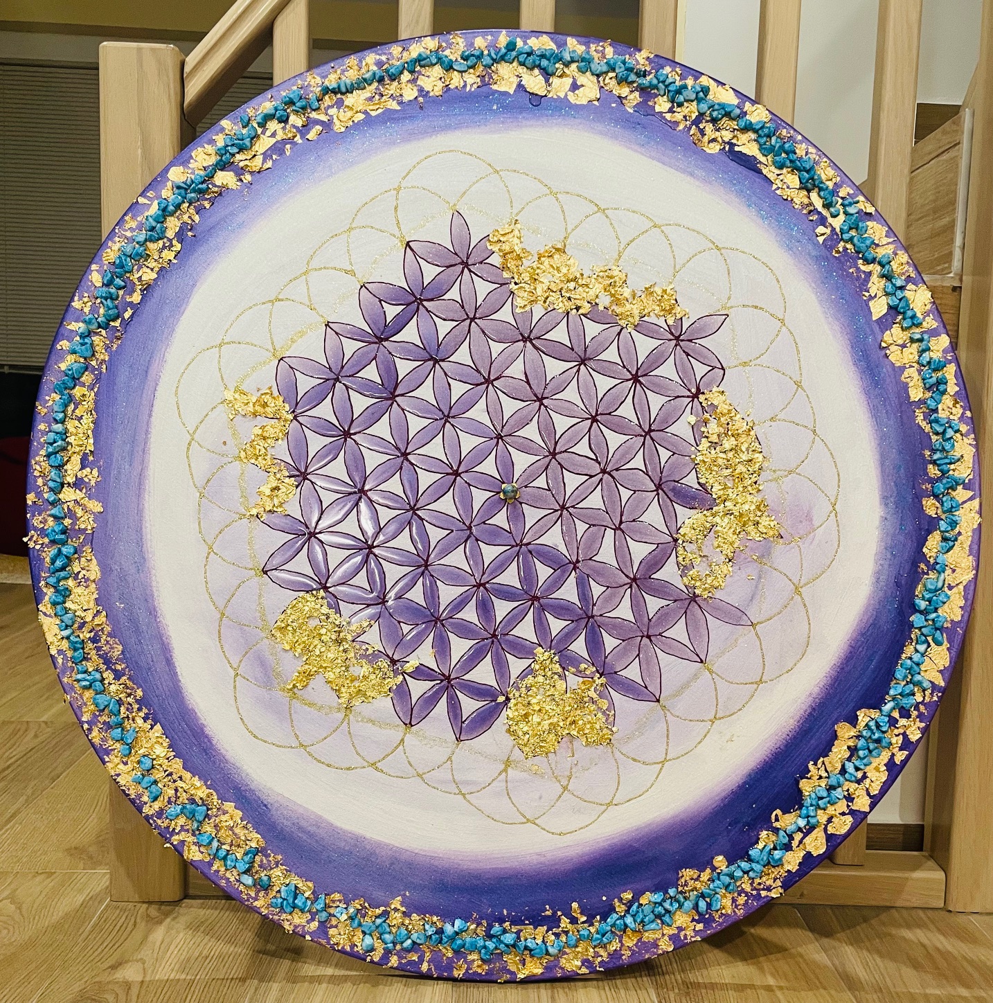 Mandala večje platno