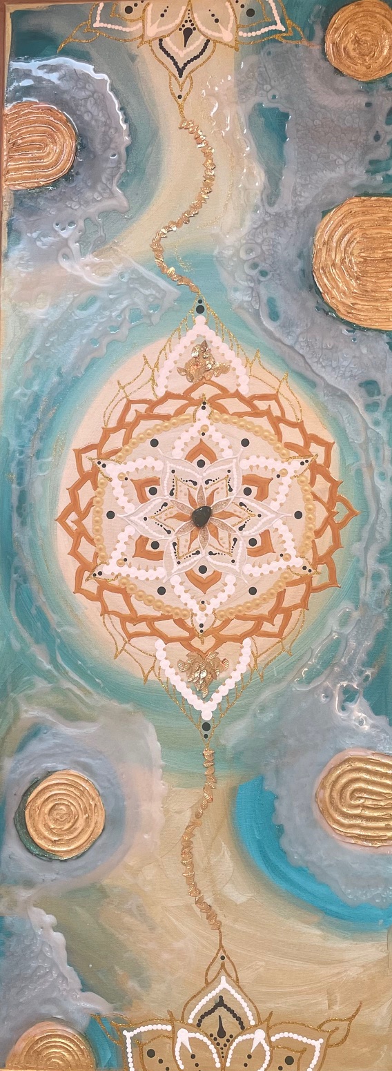 Mandala večje platno