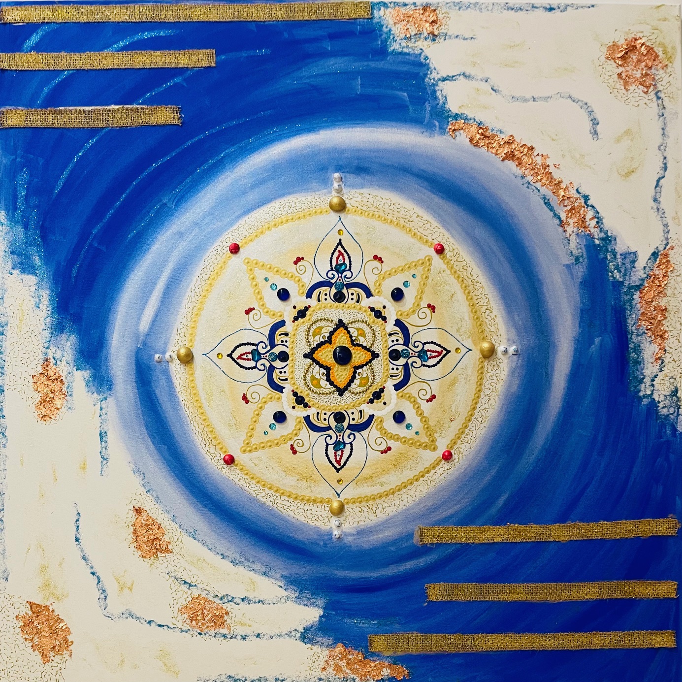Mandala večje platno