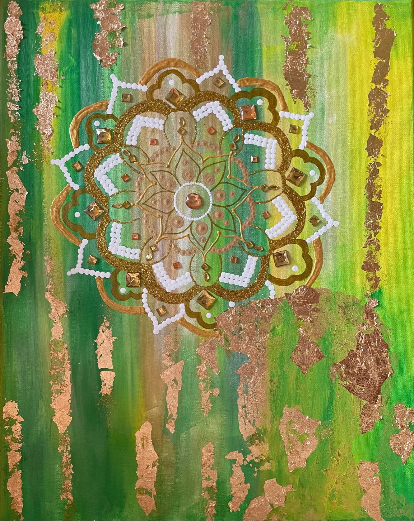 Mandala večje platno