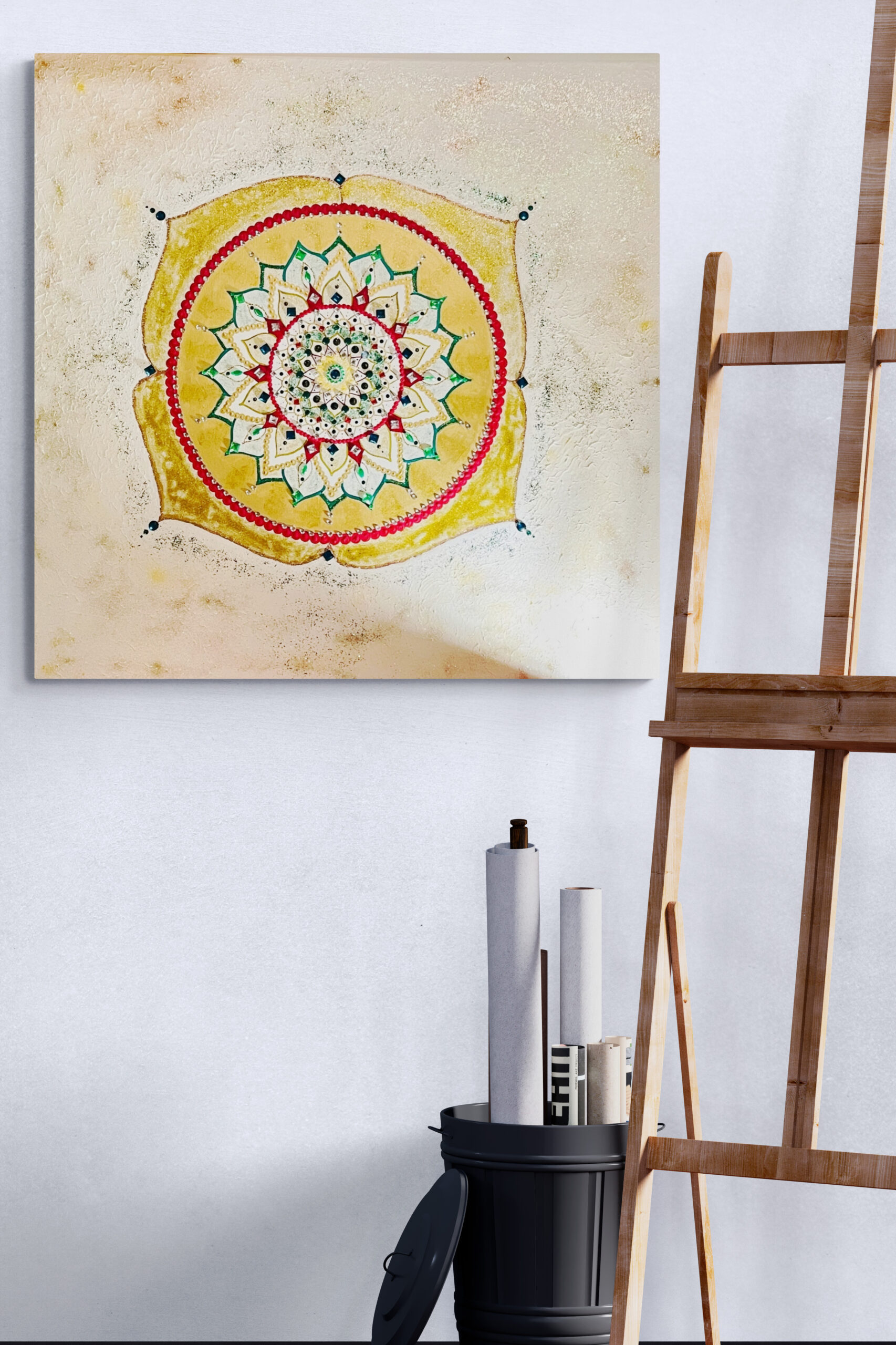 Mandala večje platno