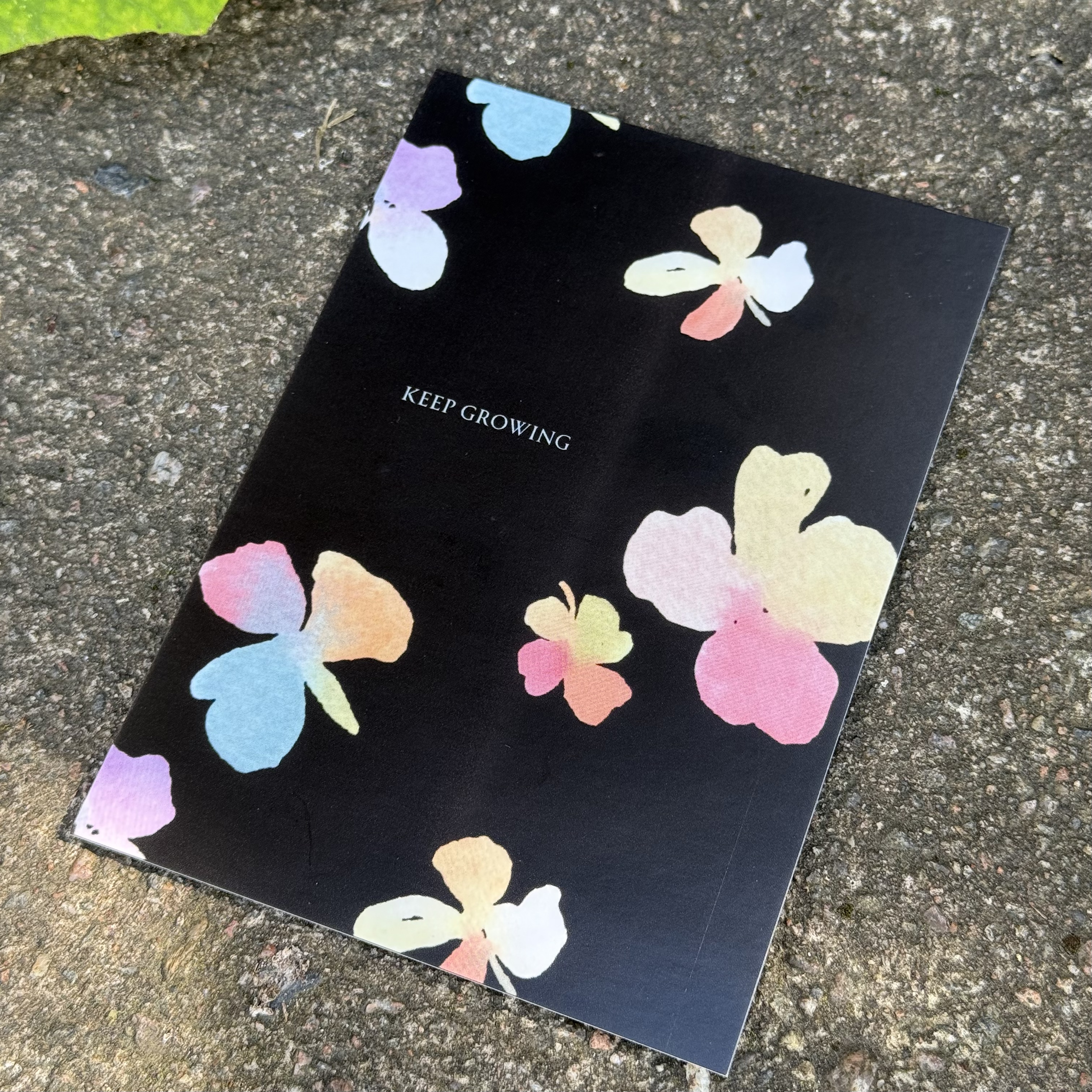 Keep Growing Floral Postcard