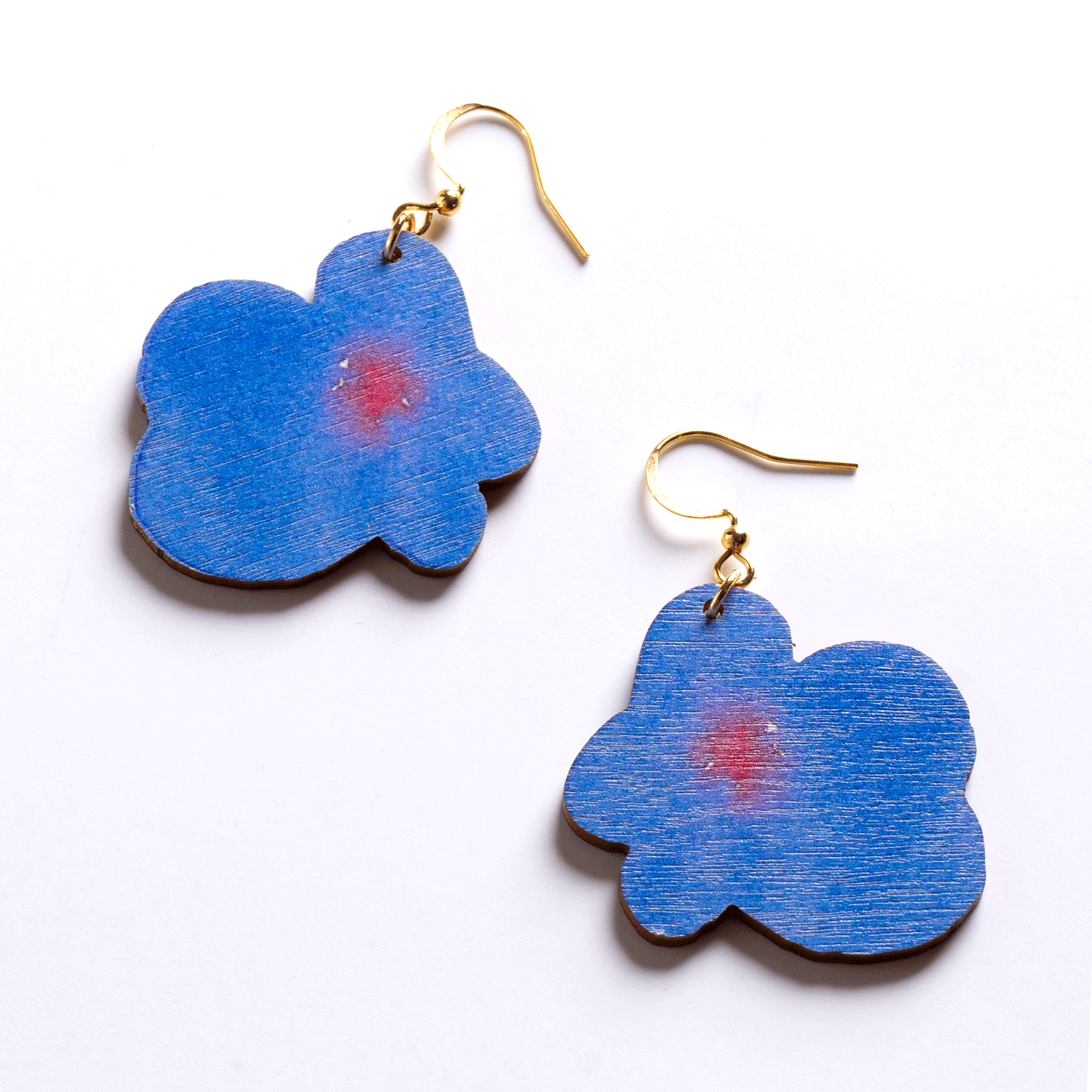 Cloud Blume Wooden Earrings