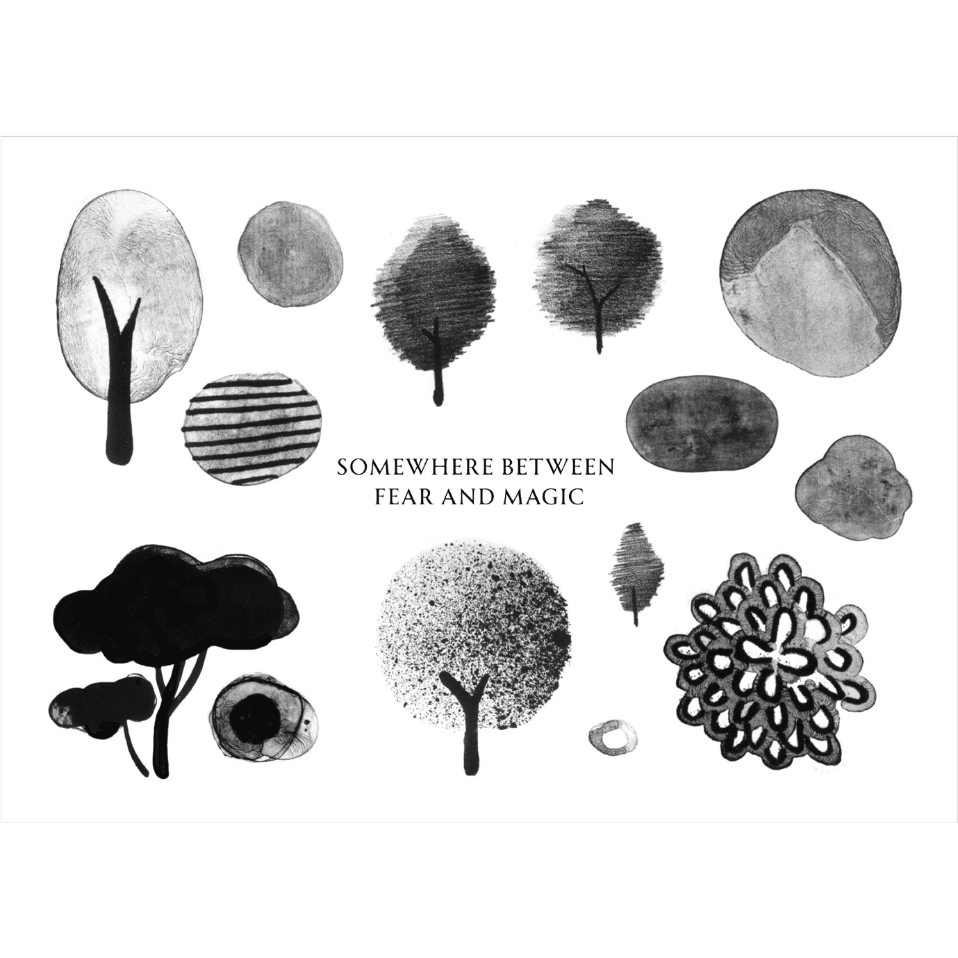 “Somewhere Between Fear and Magic” - Magic Forest Postcard