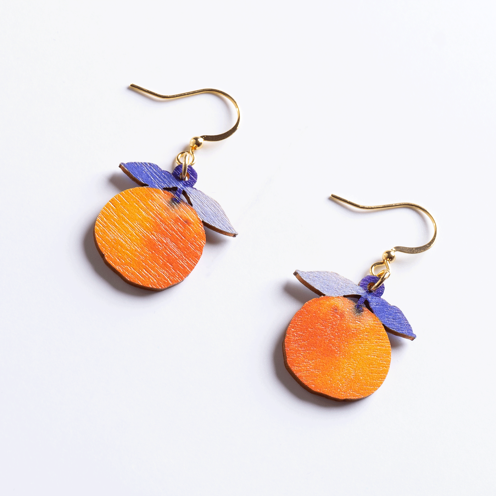Clementine Wooden Earrings