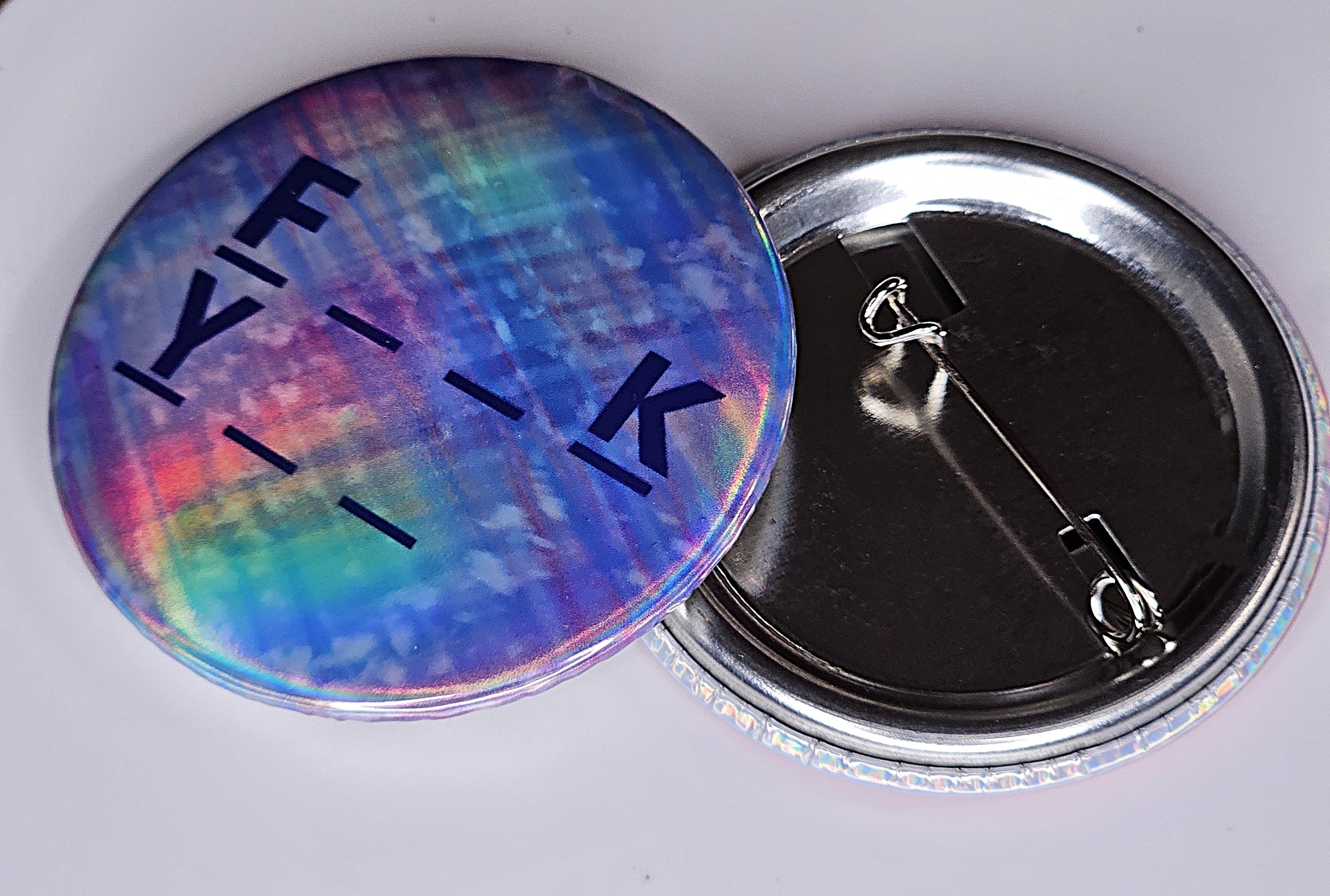 44mm (1.73 in) Pin-Back Button - F_ _ K Y _ _