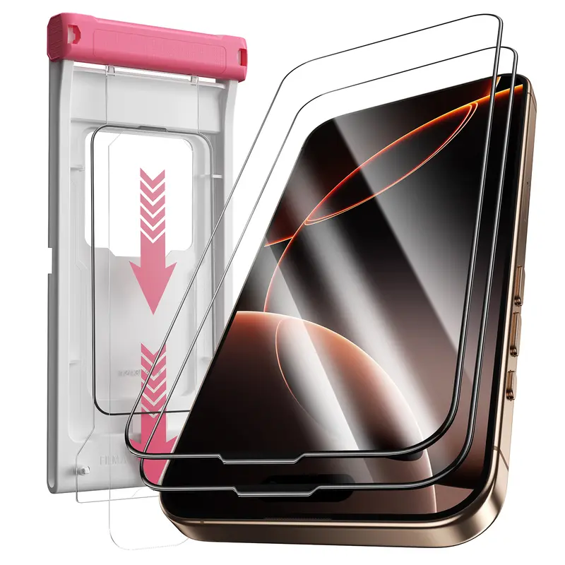 Hoerrye HD/PRIVACY Tempered Glass For iPhone, 11-17, Pro - Pro max