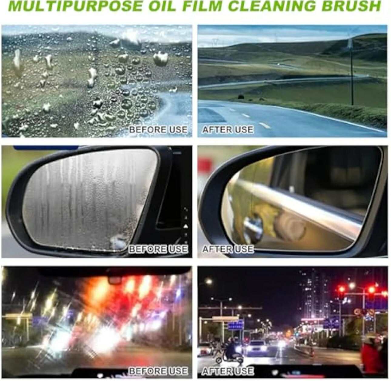 Automotive Oil Film Cleaning Brush