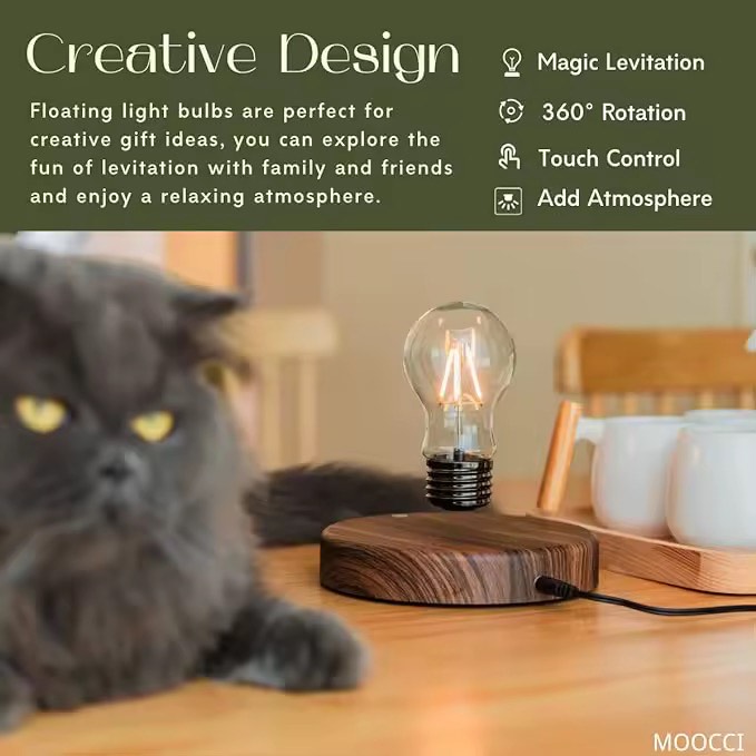 LED Bulb Magnetic Levitation Light