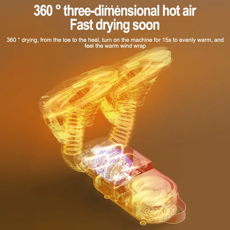 Japan 360 Style UV Sterilization Shoe Dryer With Timer Fold Deodorize Multi Function Shoe Dryer