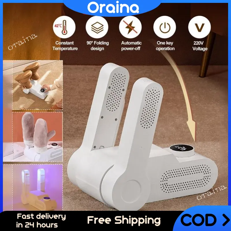 Japan 360 Style UV Sterilization Shoe Dryer With Timer Fold Deodorize Multi Function Shoe Dryer