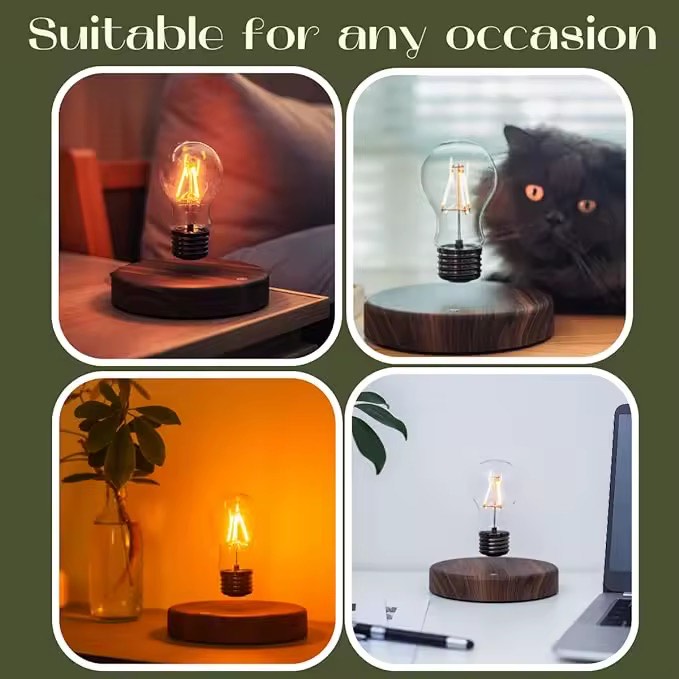 LED Bulb Magnetic Levitation Light