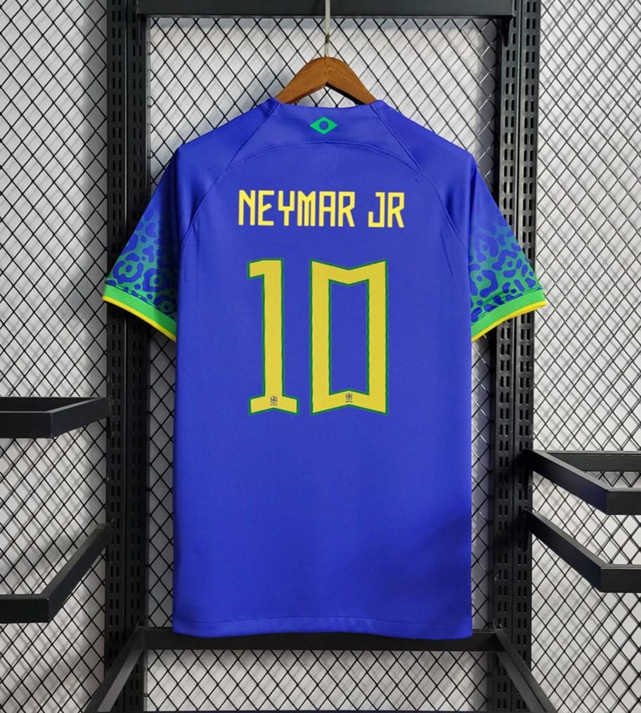 Brazil Neymar Jr 2022 Away Jersey