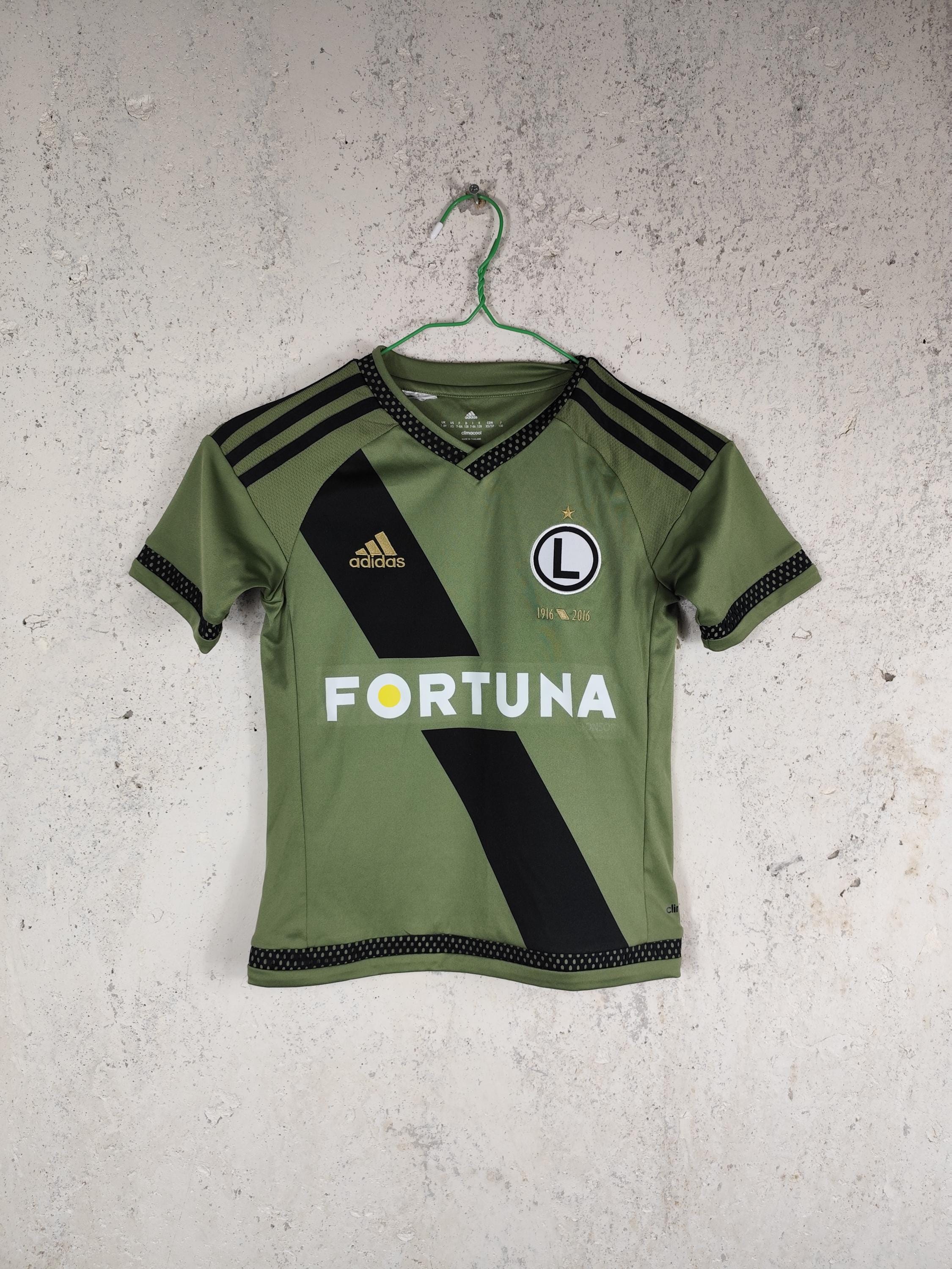 Adidas Legia Warsaw Kids Football Shirt 126 cm 7-8 Years