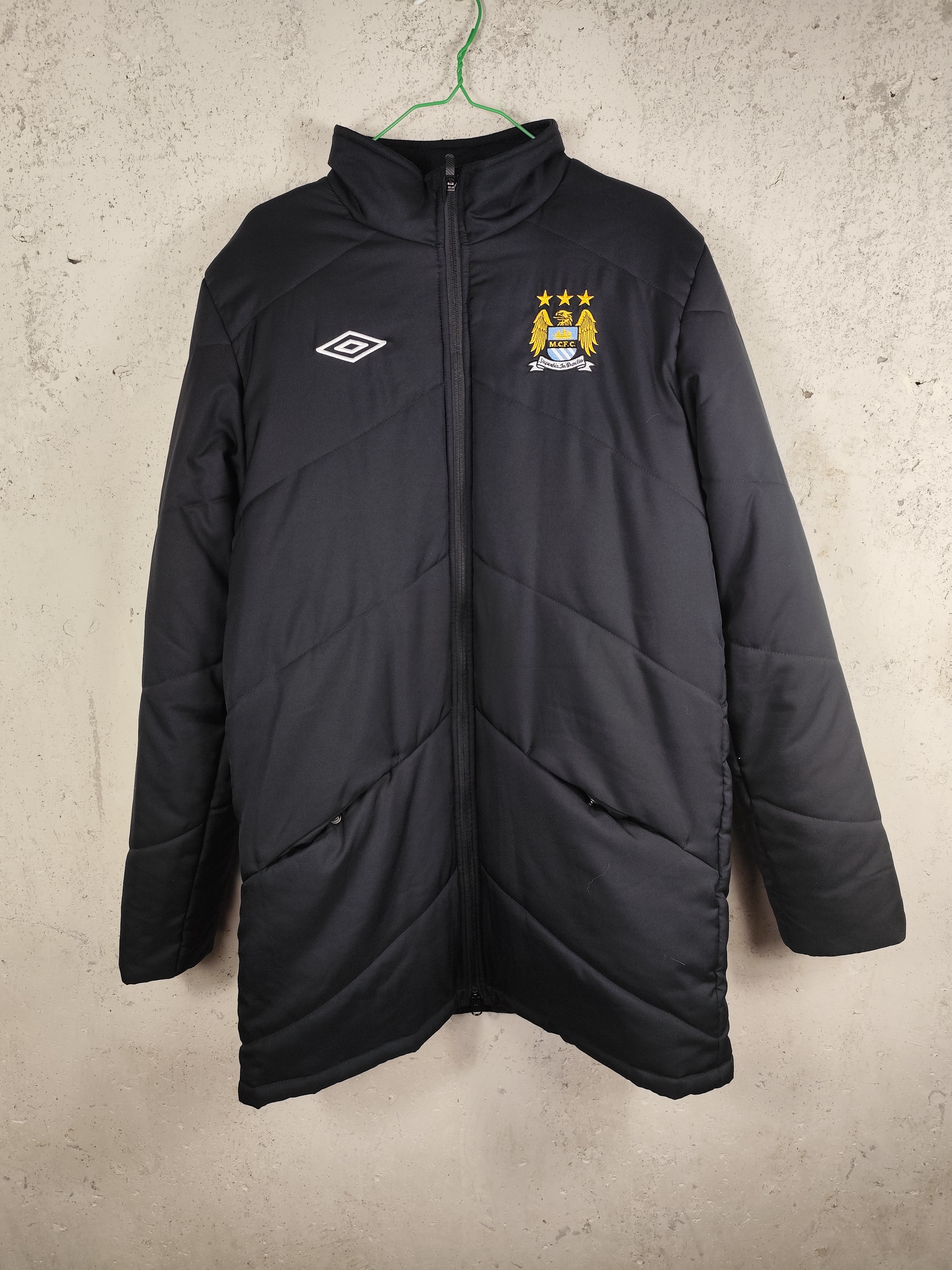 2018-19 Manchester City Puma Padded Bench Coat Size M