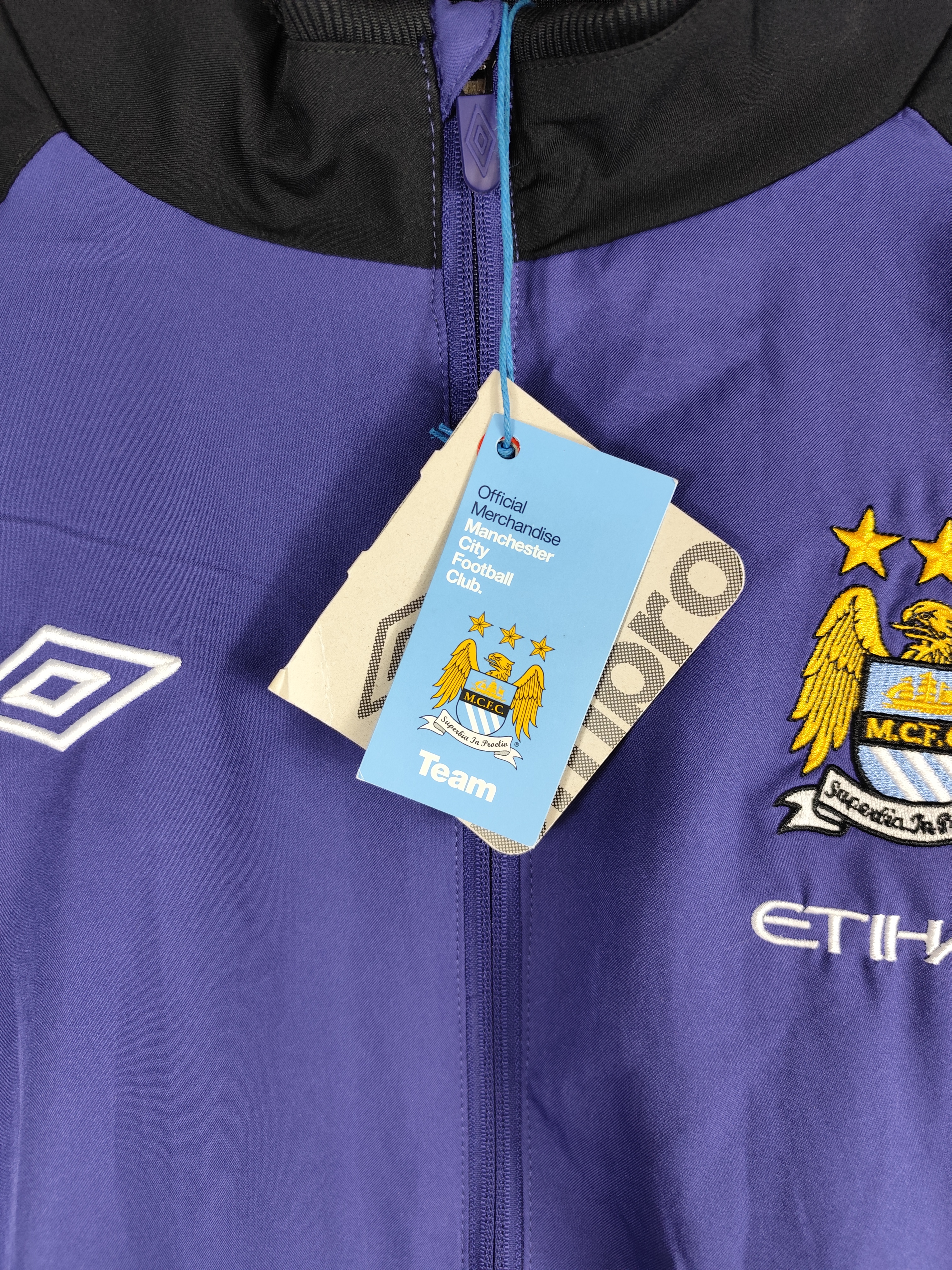 Manchester City 2012 2013 Umbro Track Top Jacket Brand New Size L