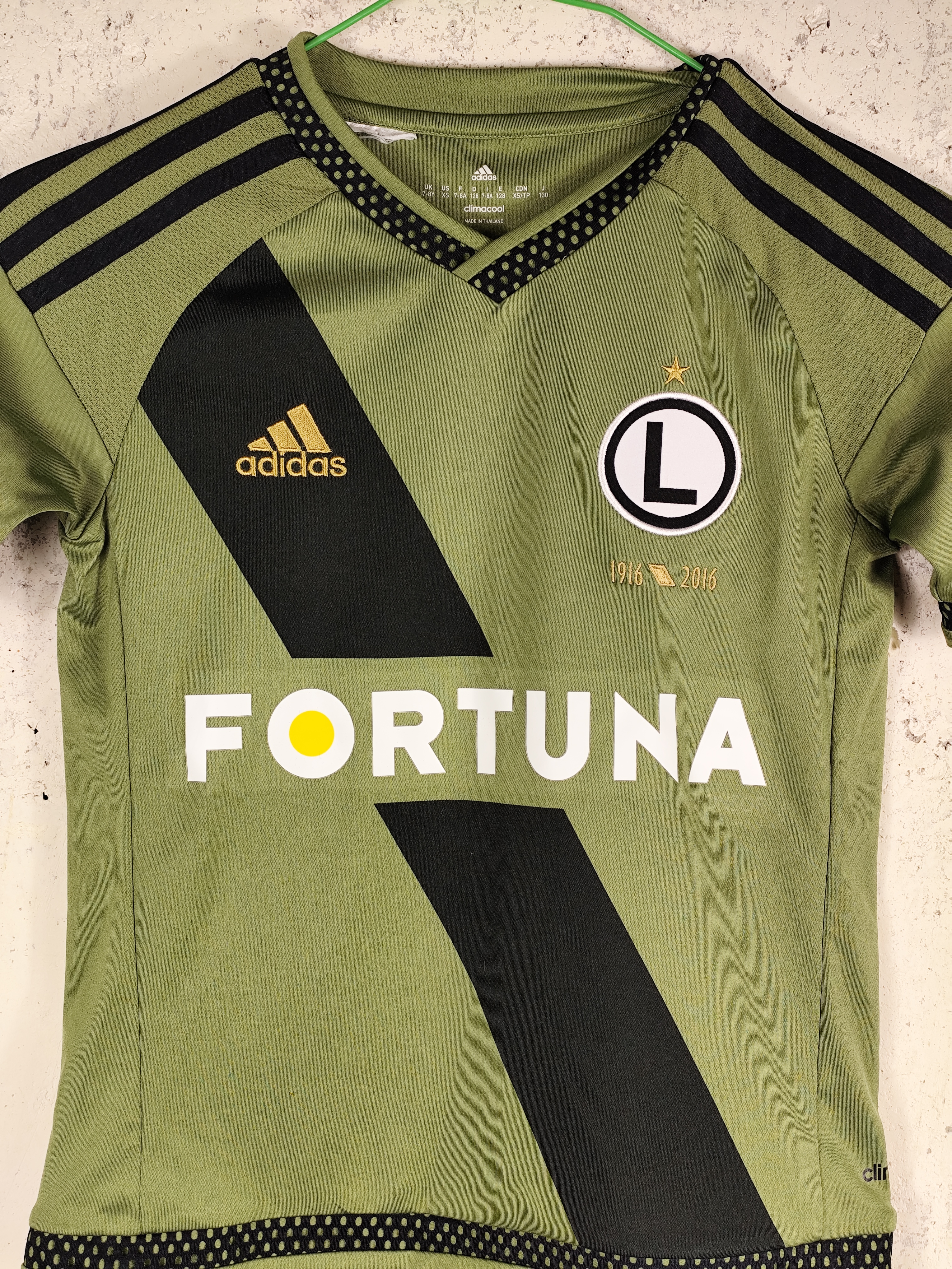 Adidas Legia Warsaw Kids Football Shirt 126 cm 7-8 Years