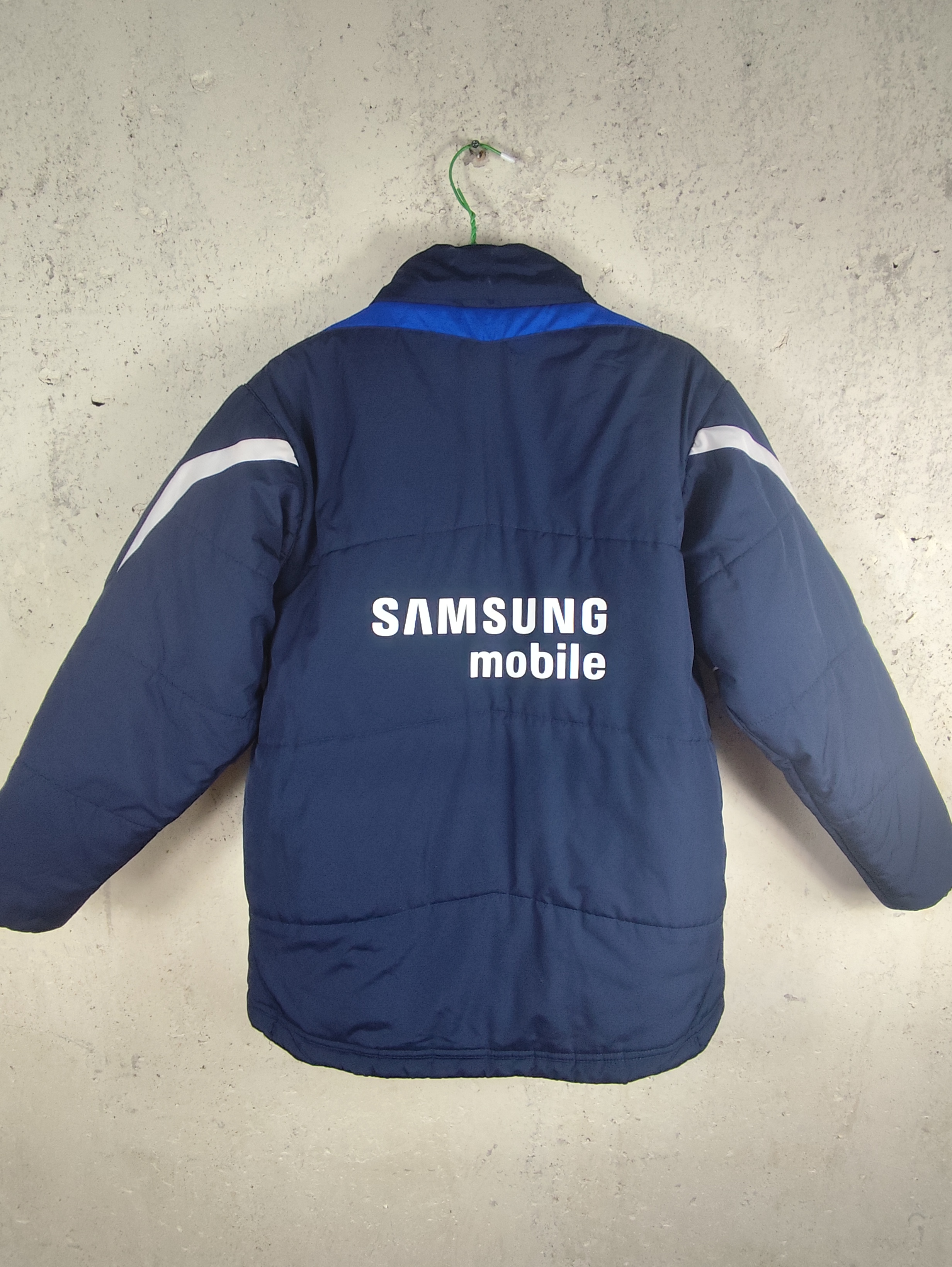 Vintage 2005-06 Chelsea Umbro Padded Bench Coat Kids YXL 158 cm