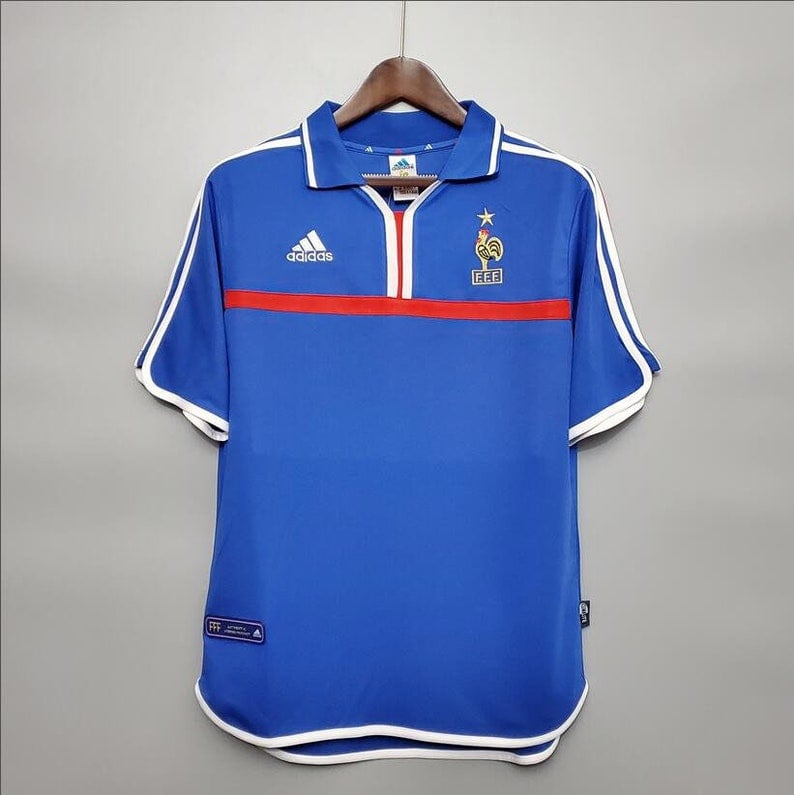 France Zidane Retro 2000 Home Jersey