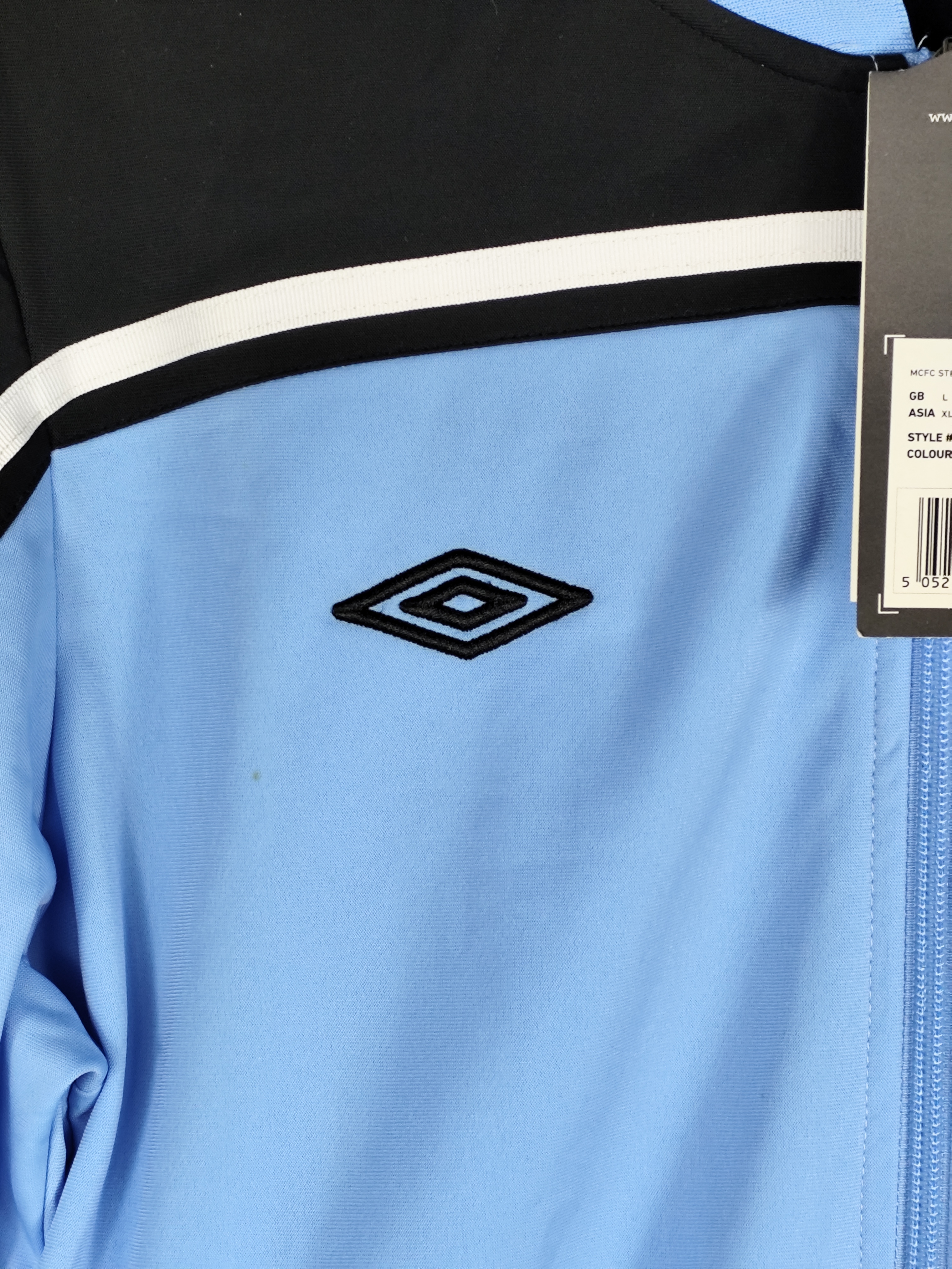 2012-13 Manchester City Umbro Track Jacket | Size L | Brand New