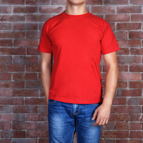 Red Cotton T-shirt