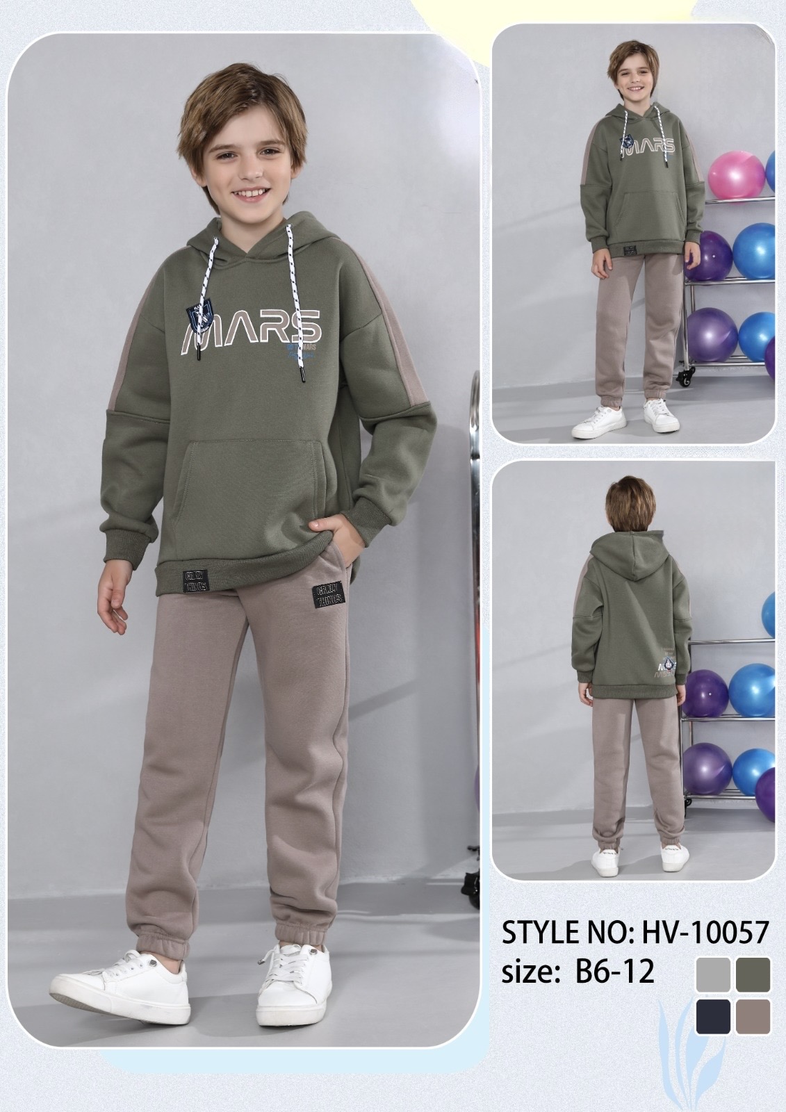 Mars Kids' Hoodie and Sweatpants Set