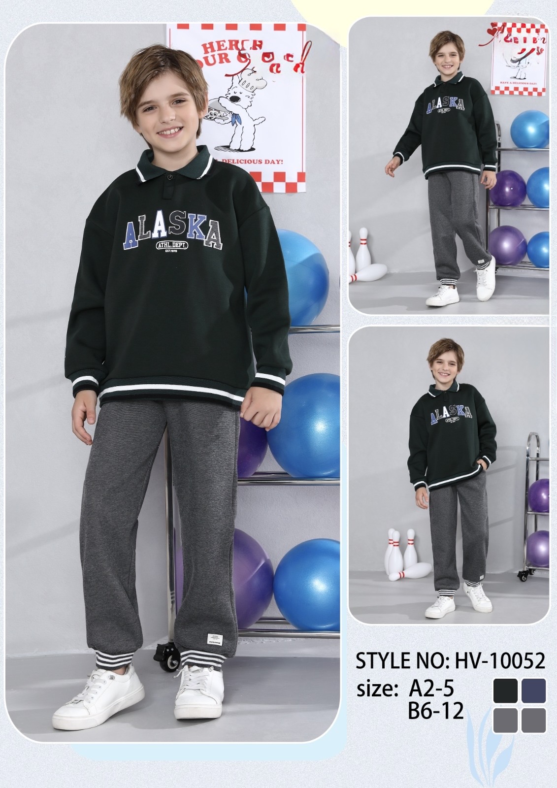 Alaska Graphic Sweatshirt Set