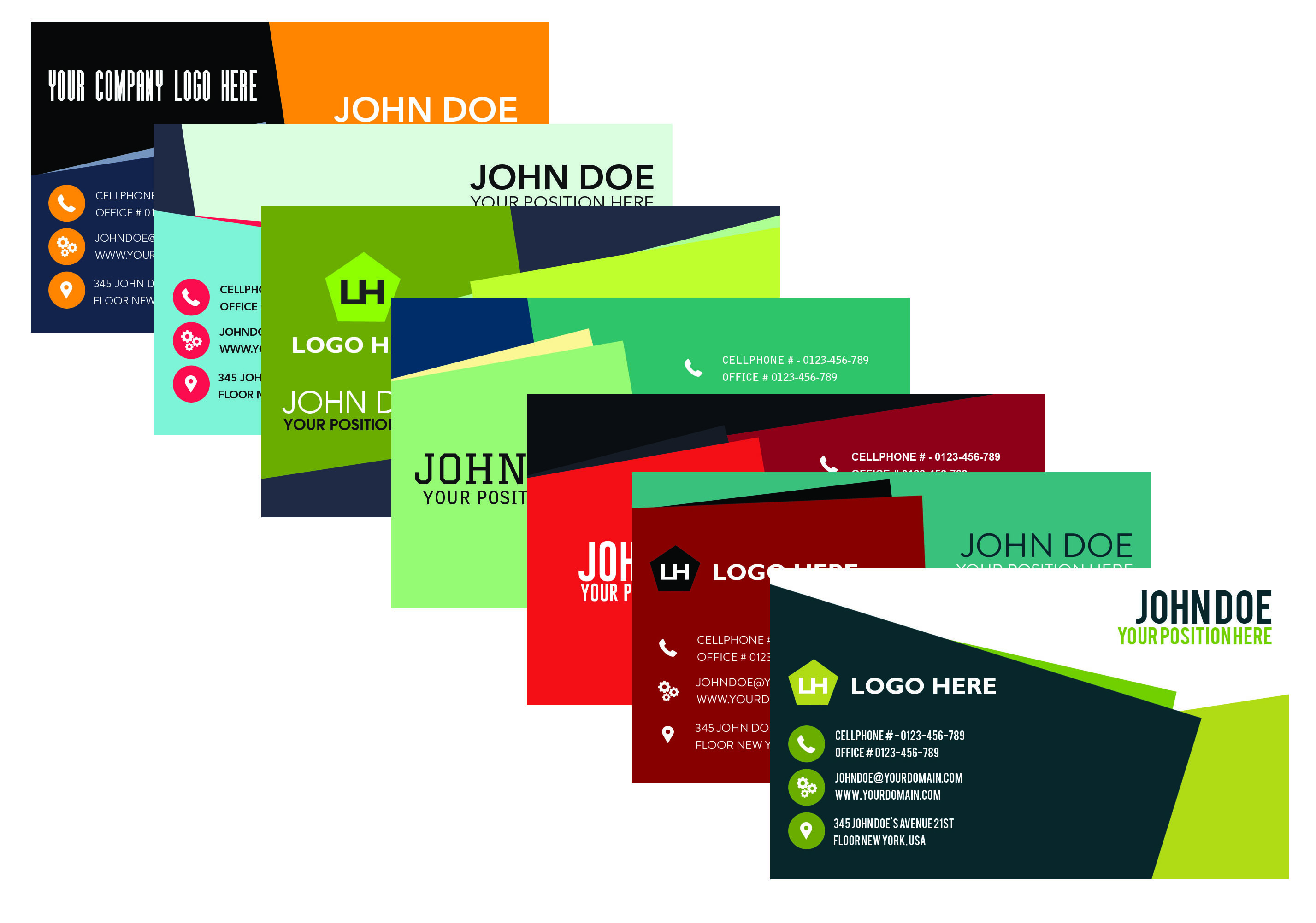 8 Modern Business Card Templates
