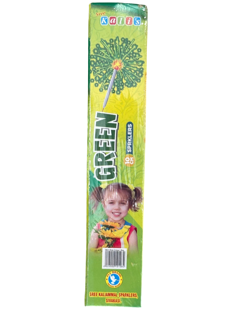 10cm Green Sparklers